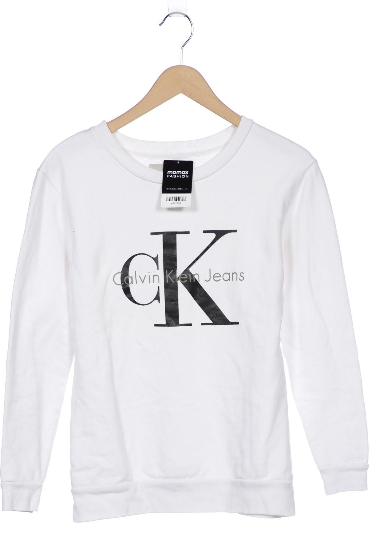 

Calvin Klein Jeans Damen Sweatshirt, weiß, Gr. 36