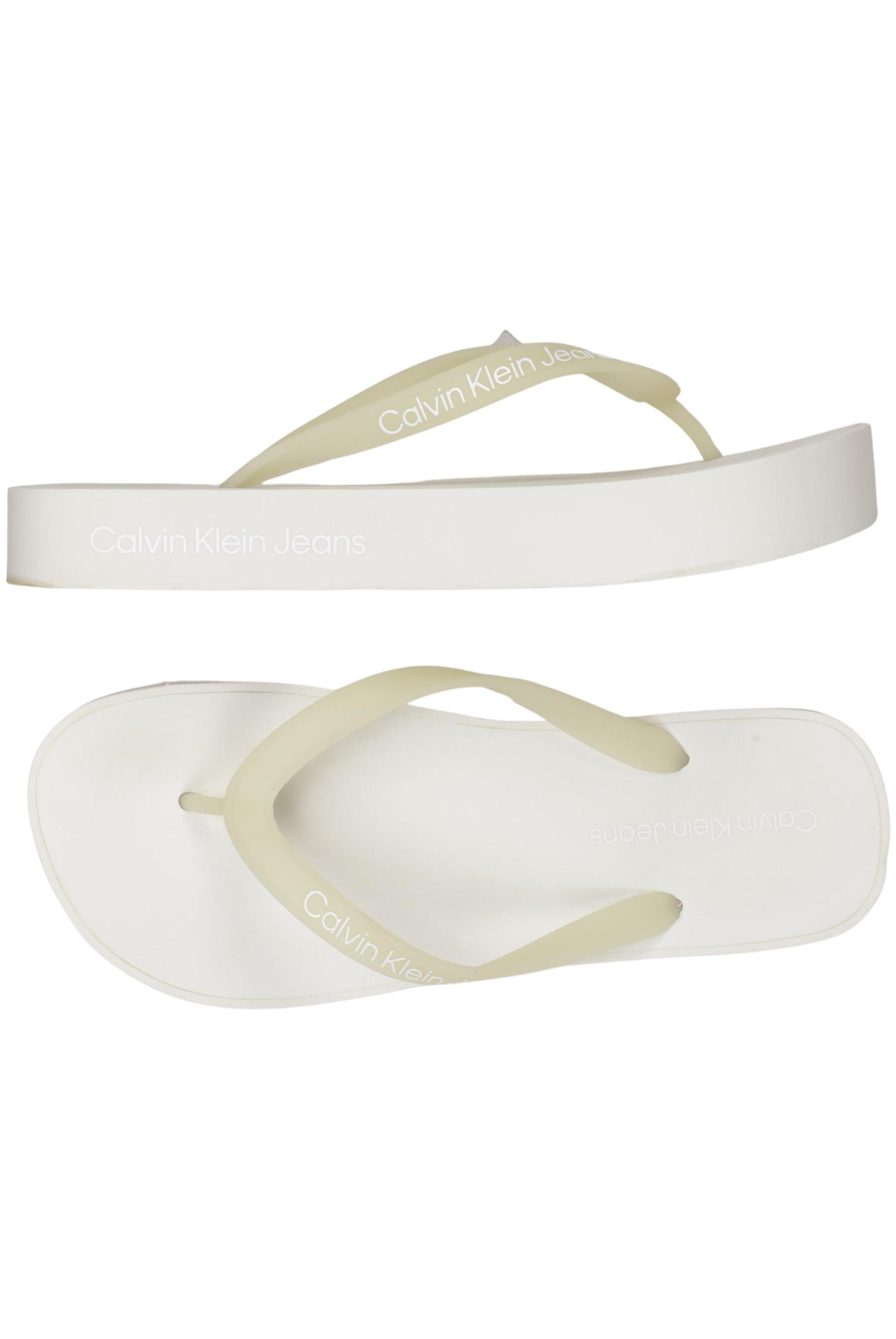 

Calvin Klein Jeans Damen Sandale, cremeweiß, Gr. 39