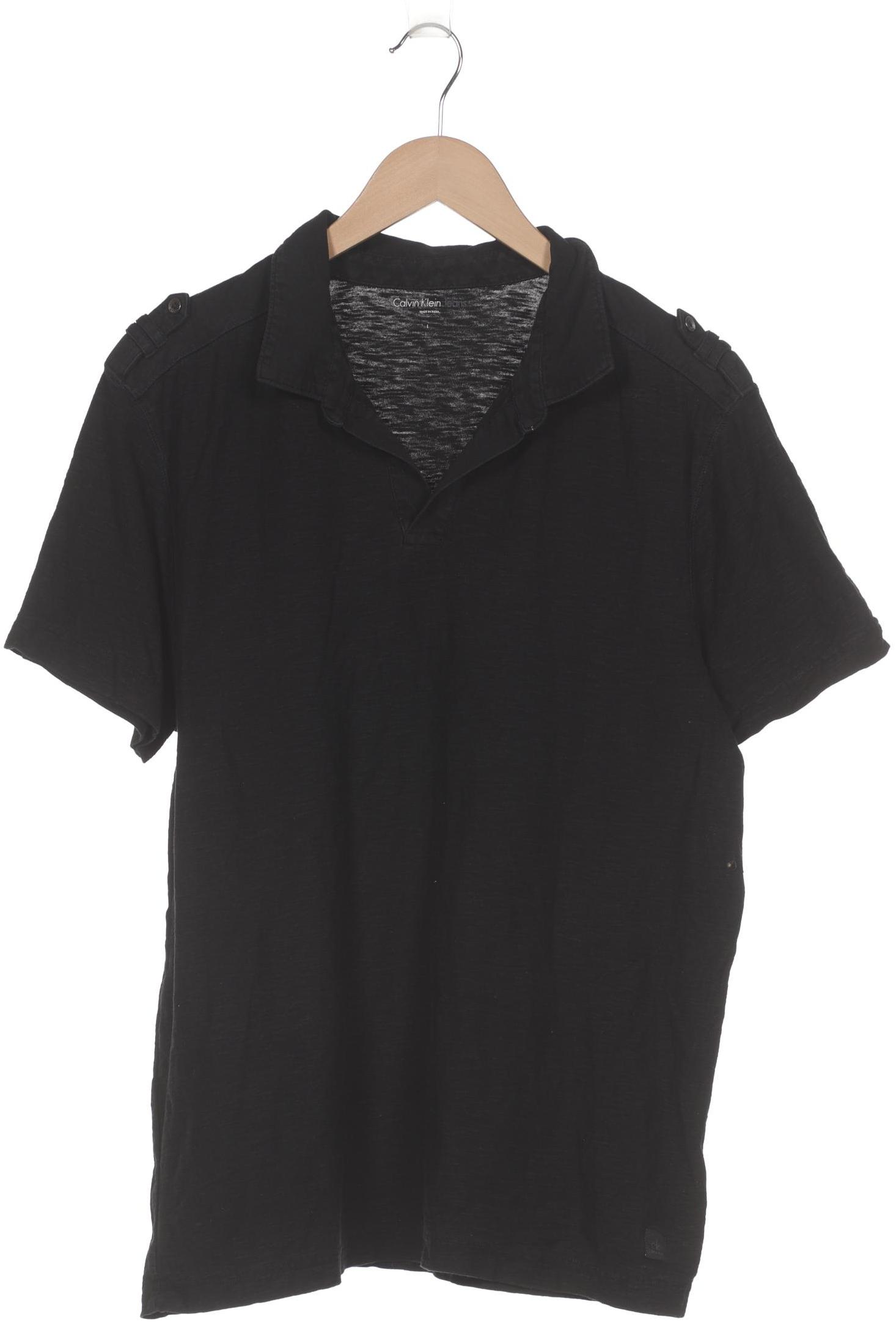 

Calvin Klein Jeans Herren Poloshirt, schwarz, Gr. 52
