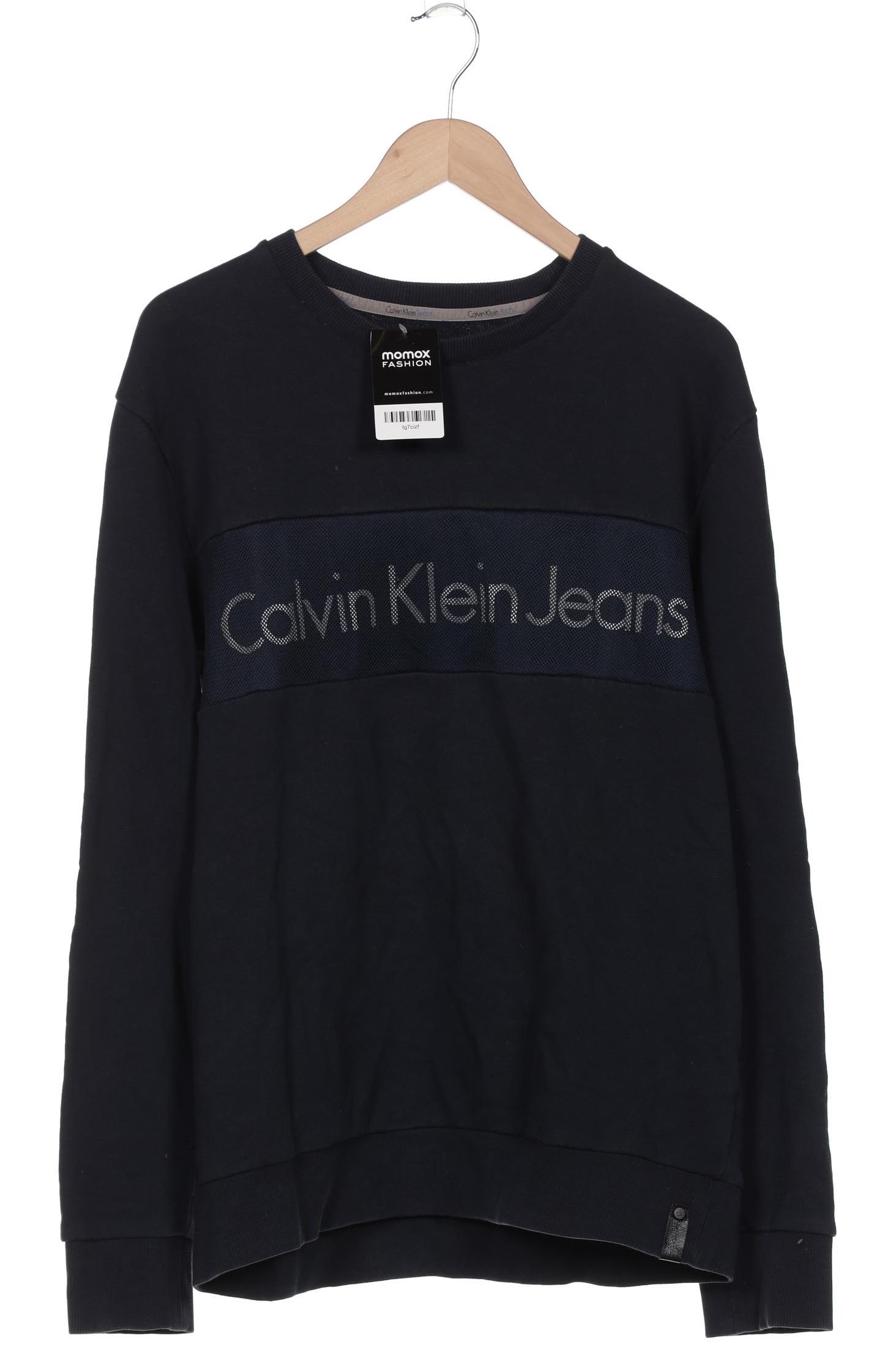 

Calvin Klein Jeans Herren Sweatshirt, marineblau, Gr. 54