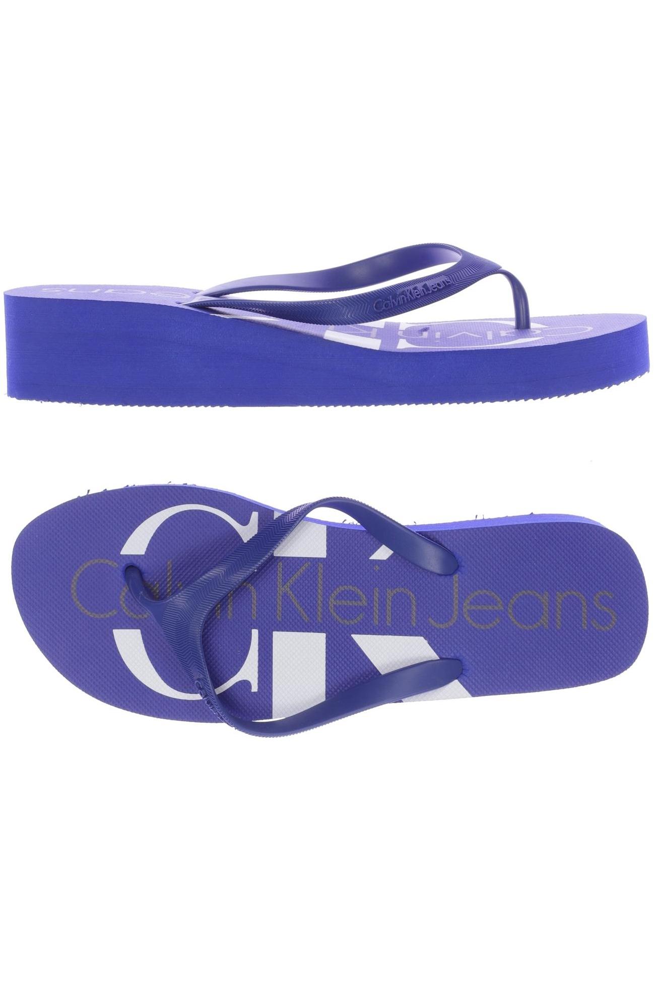 

Calvin Klein Jeans Damen Sandale, blau, Gr. 39