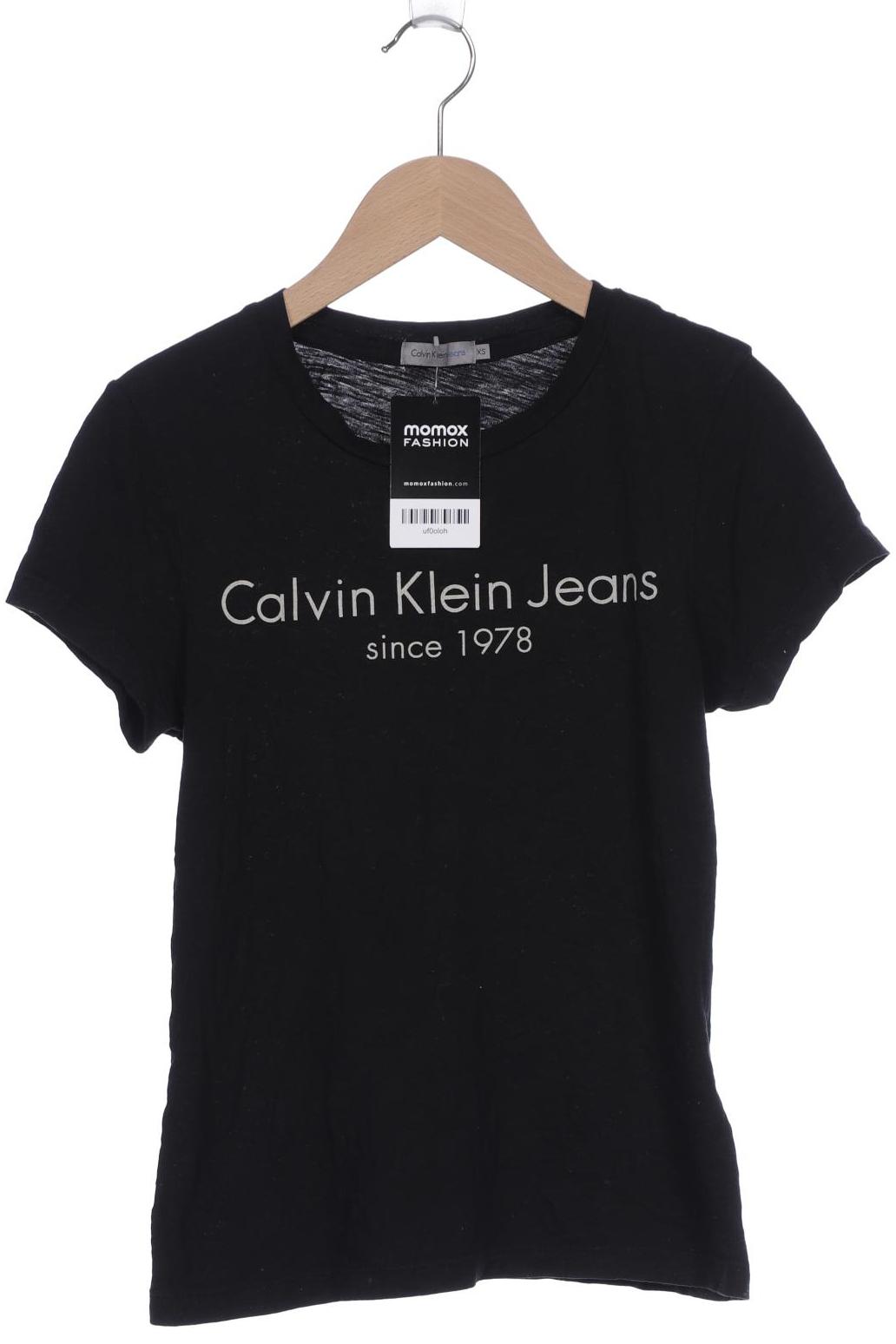 

Calvin Klein Jeans Damen T-Shirt, schwarz, Gr. 34