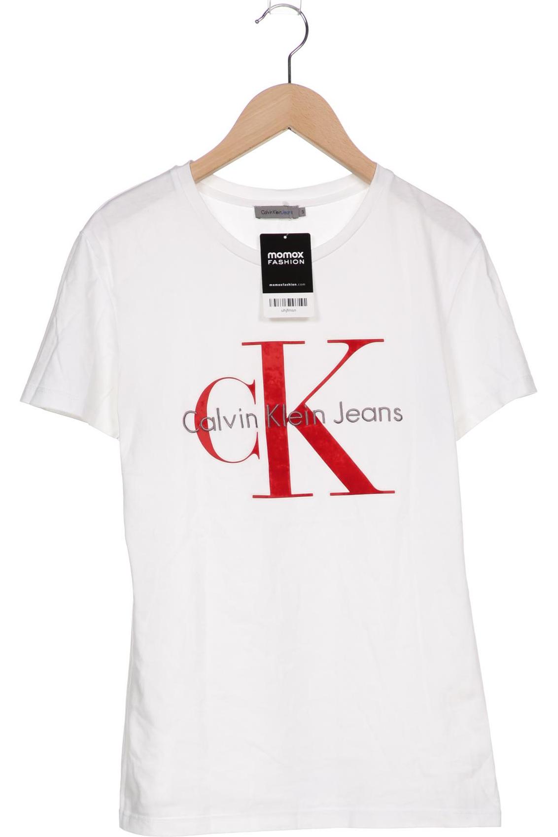 

Calvin Klein Jeans Damen T-Shirt, weiß