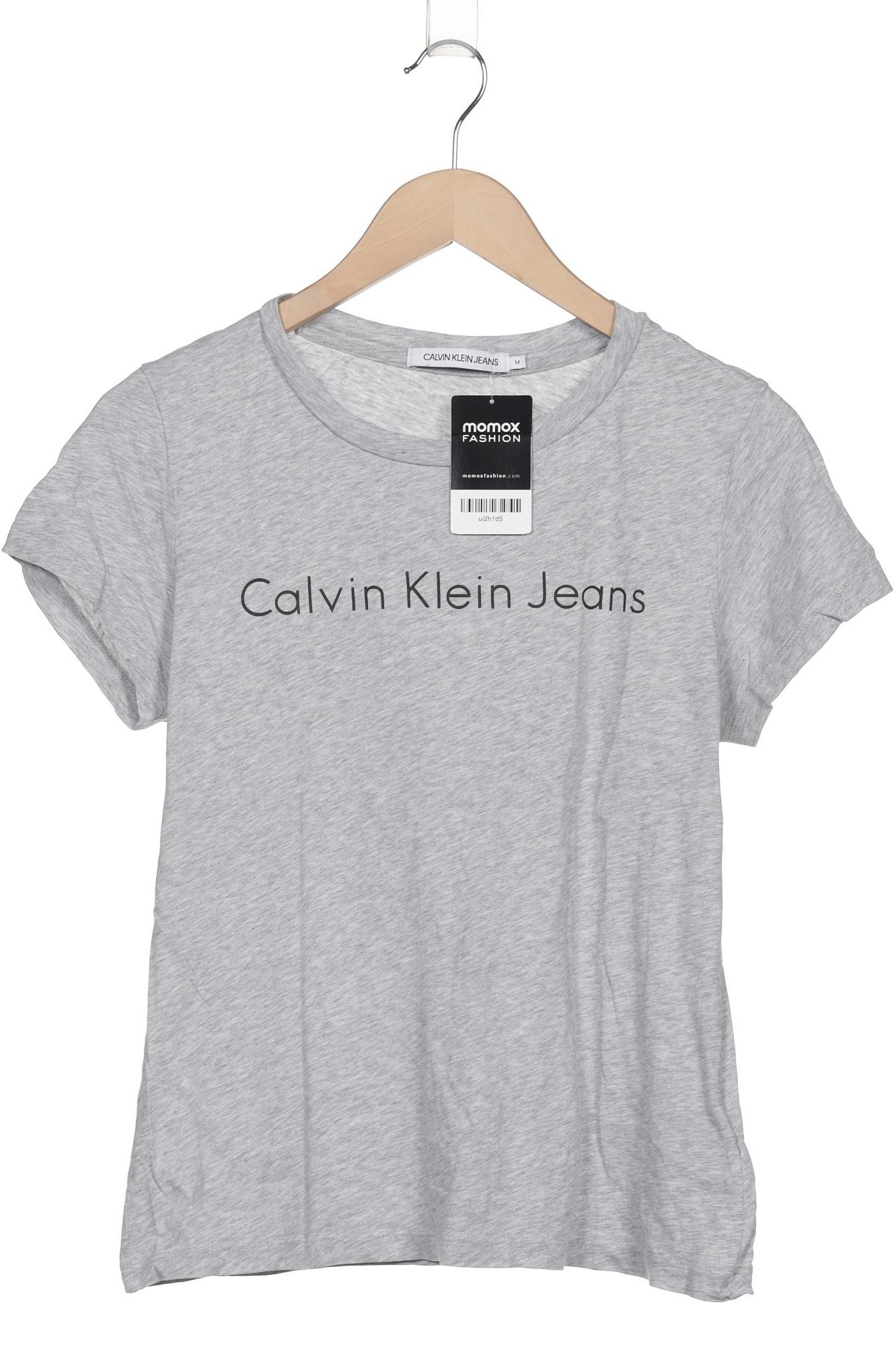 

Calvin Klein Jeans Damen T-Shirt, grau, Gr. 38