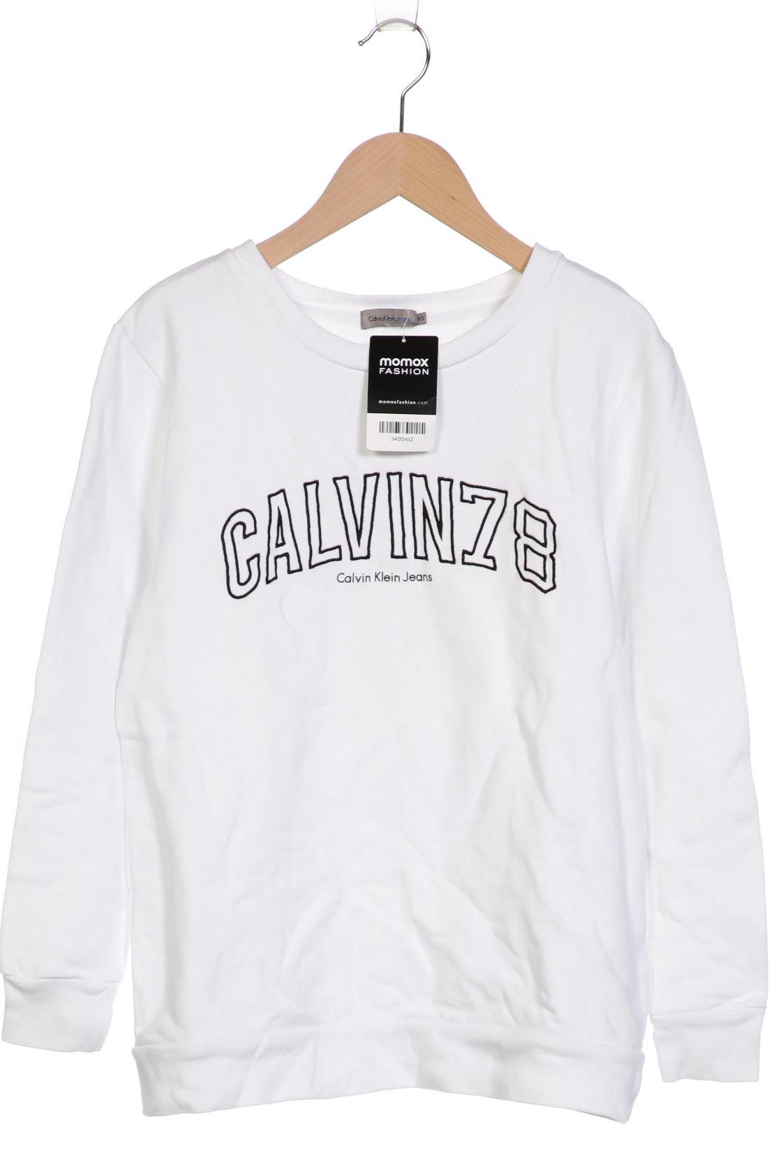 

Calvin Klein Jeans Damen Sweatshirt, weiß, Gr. 34