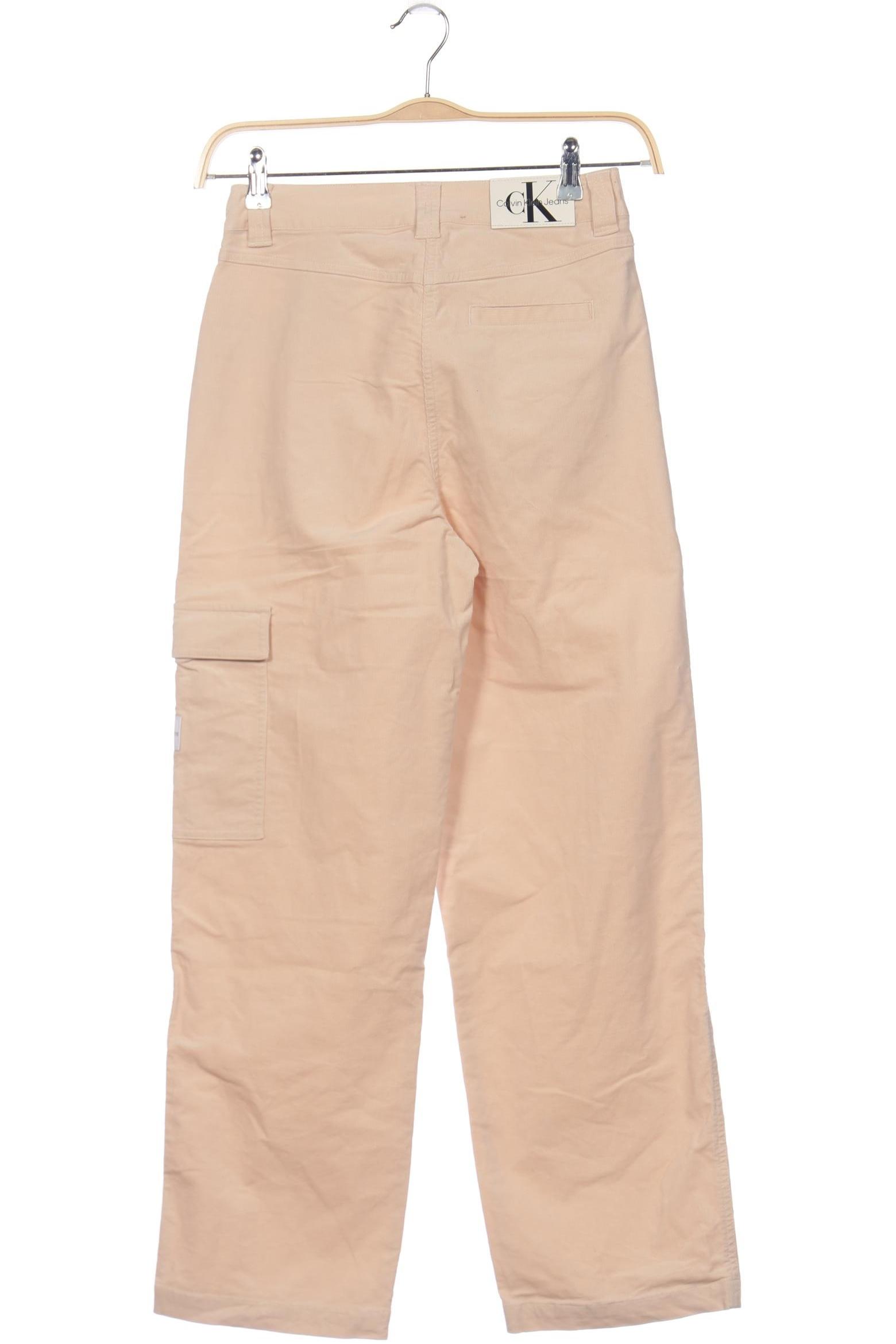 Thumbnail - Calvin Klein Jeans Mädchen Stoffhose, beige, Gr. 122