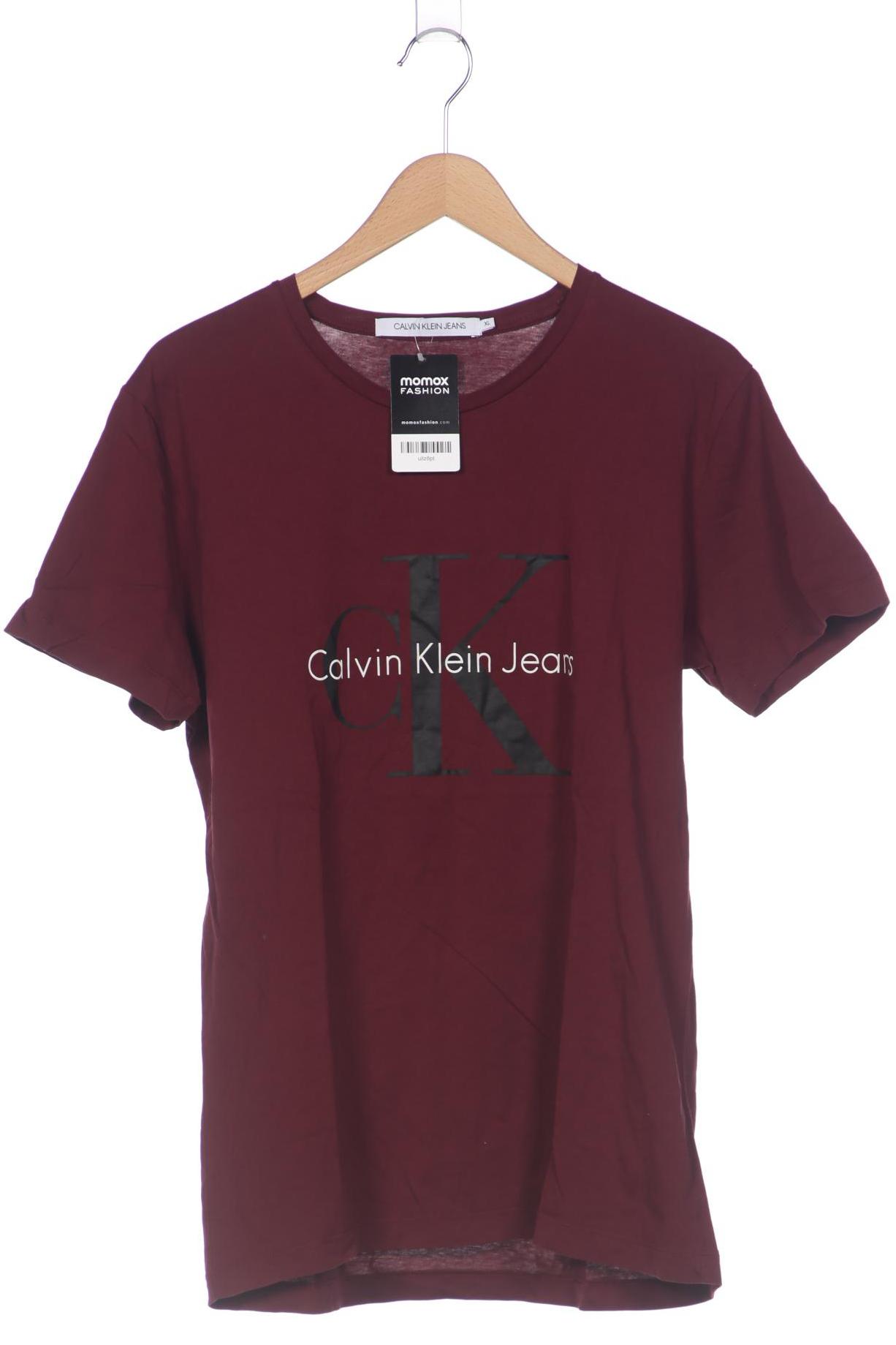 

Calvin Klein Jeans Herren T-Shirt, bordeaux, Gr. 54