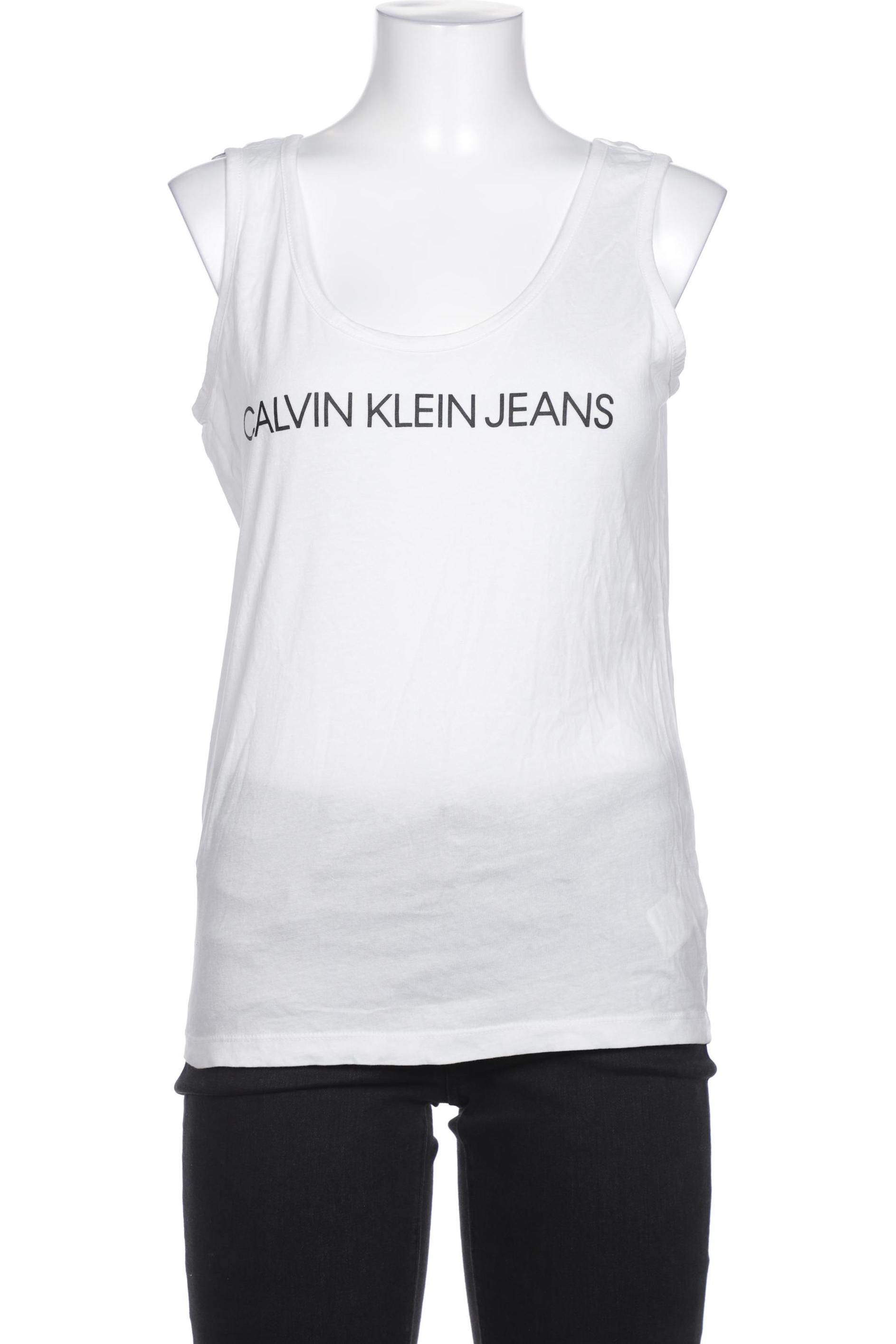 

Calvin Klein Jeans Damen Top, weiß