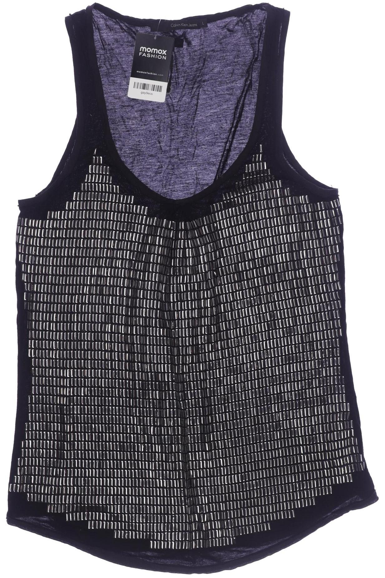 

Calvin Klein Jeans Damen Top, schwarz, Gr. 42