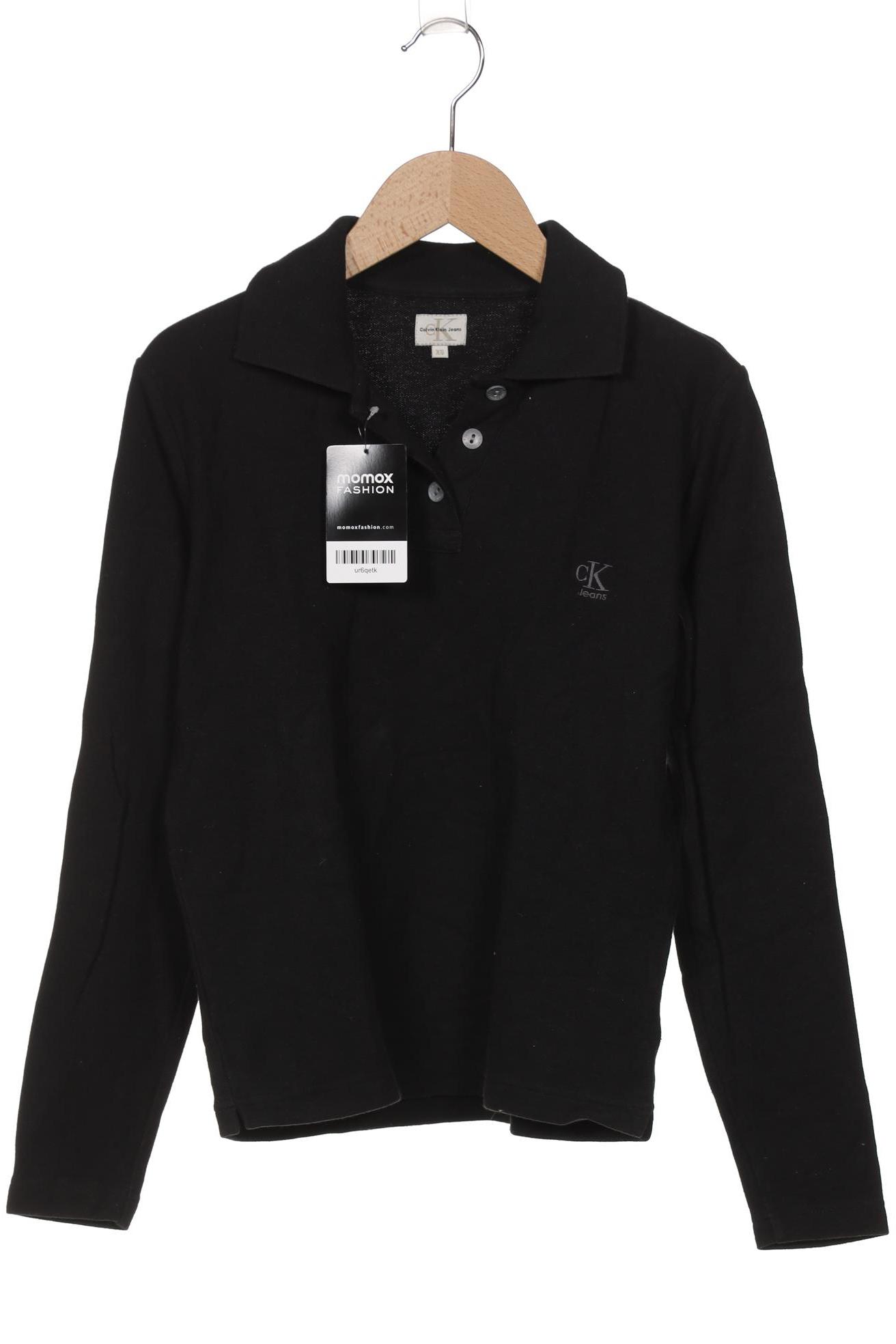 

Calvin Klein Jeans Damen Poloshirt, schwarz, Gr. 34