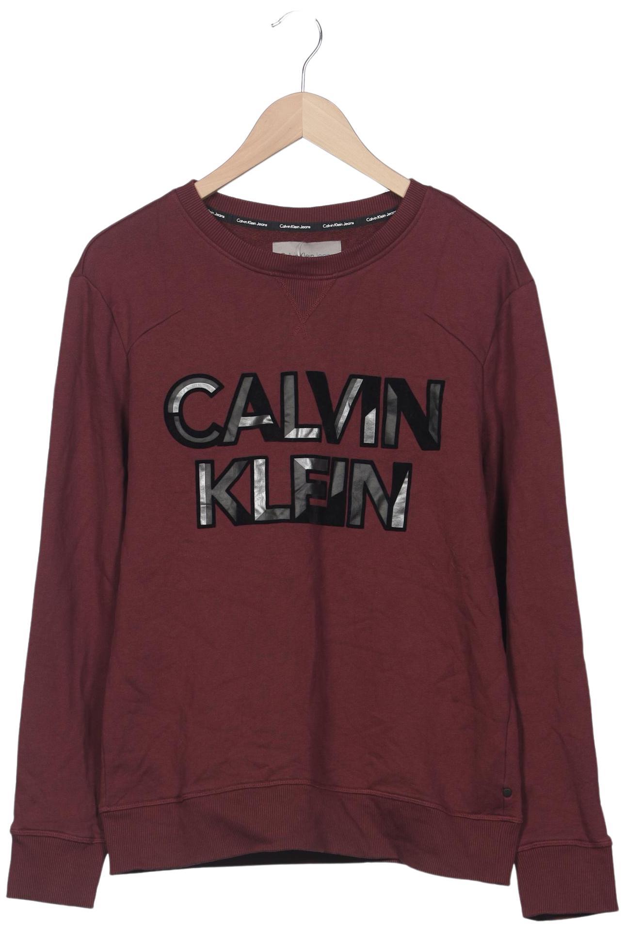 

Calvin Klein Jeans Herren Sweatshirt, bordeaux, Gr. 48