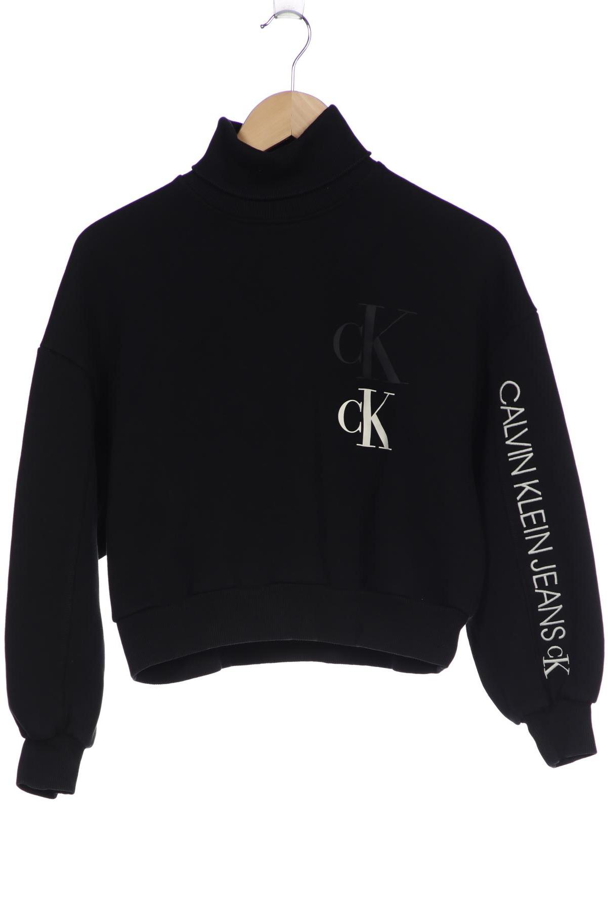 

Calvin Klein Jeans Damen Sweatshirt, schwarz, Gr. 36