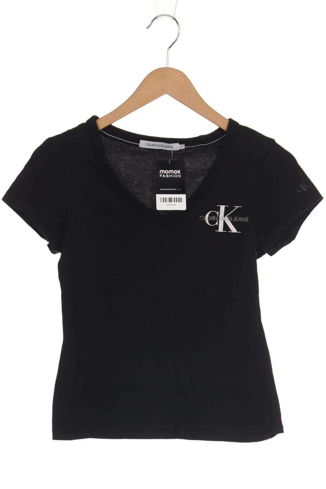 

Calvin Klein Jeans Damen T-Shirt, schwarz, Gr. 34