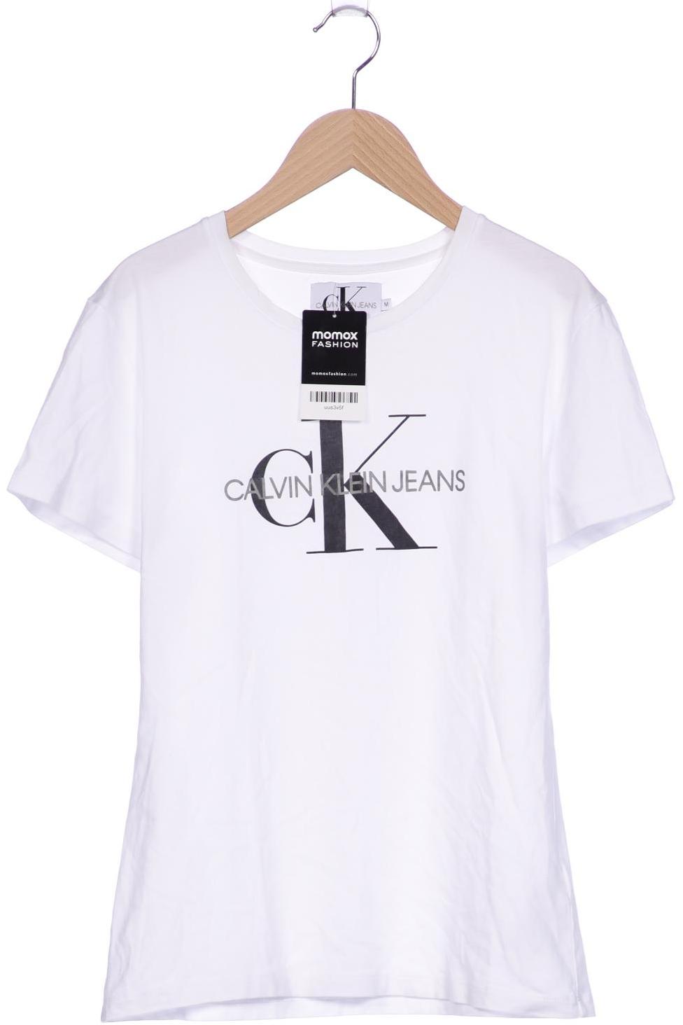 

Calvin Klein Jeans Damen T-Shirt, weiß, Gr. 38