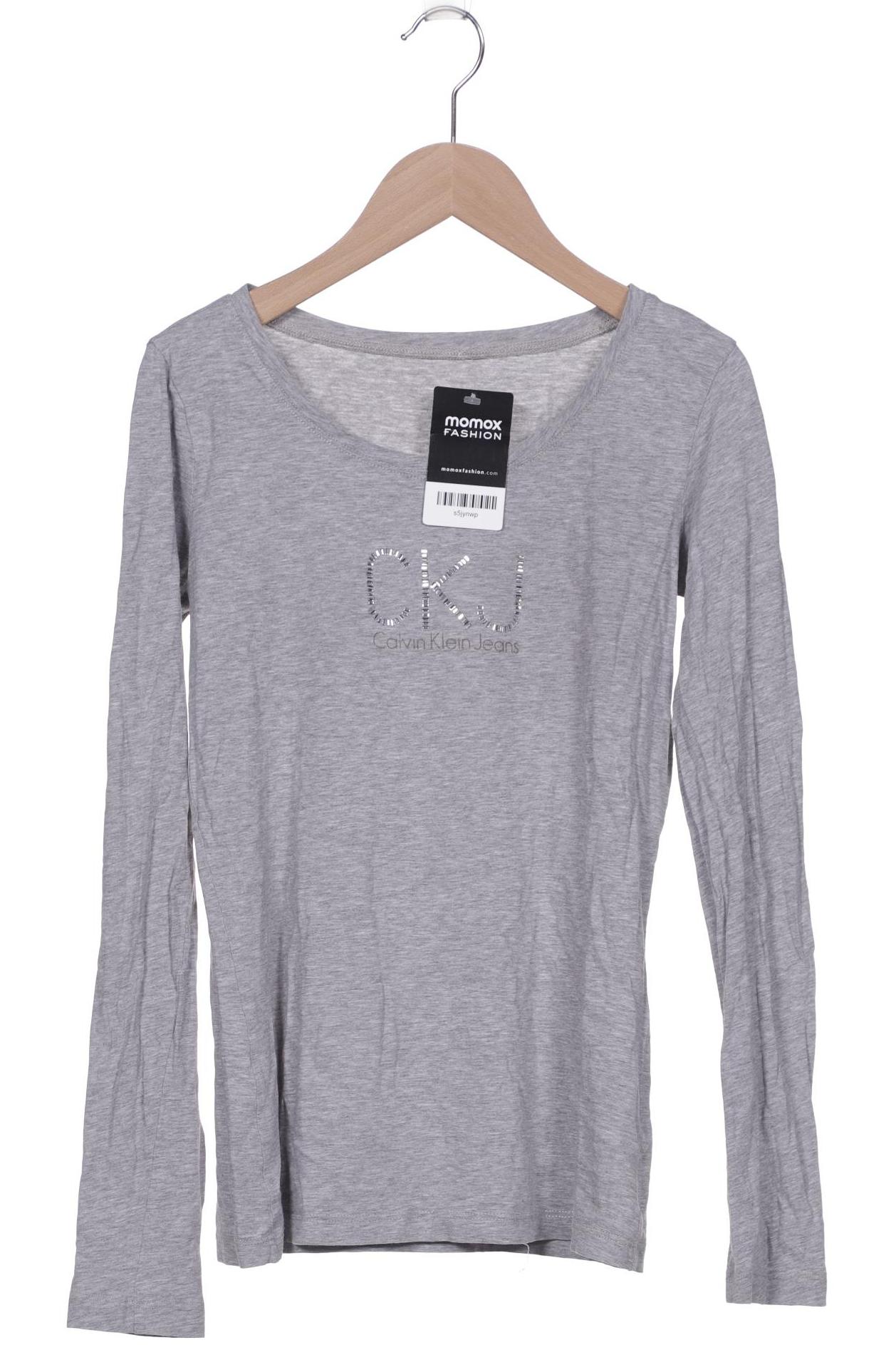 

Calvin Klein Jeans Damen Langarmshirt, grau