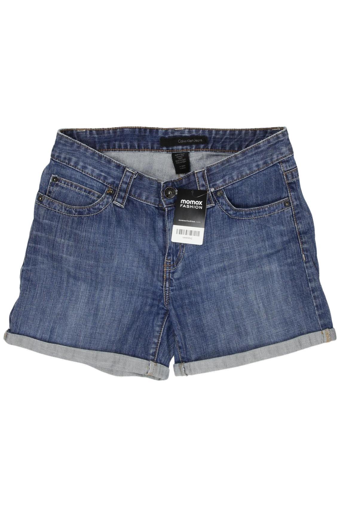 

Calvin Klein Jeans Damen Shorts, blau, Gr. 6