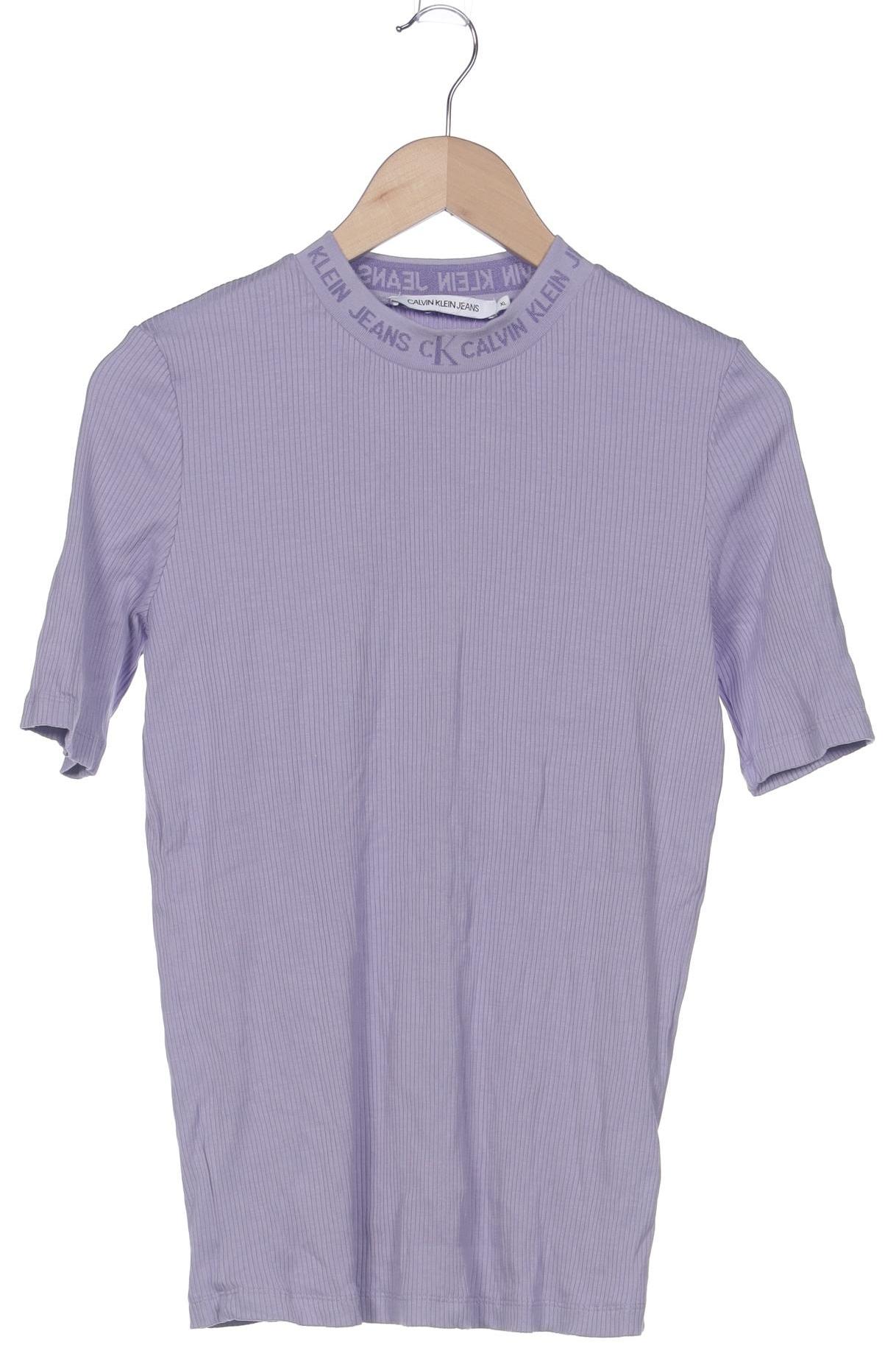 

Calvin Klein Jeans Damen T-Shirt, flieder, Gr. 44