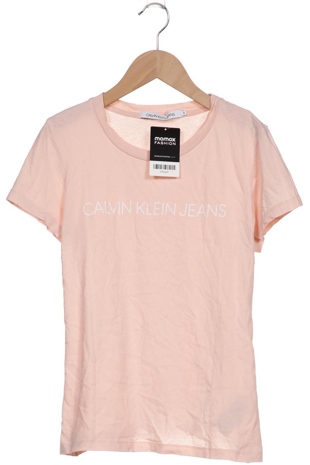 

Calvin Klein Jeans Damen T-Shirt, beige, Gr. 36
