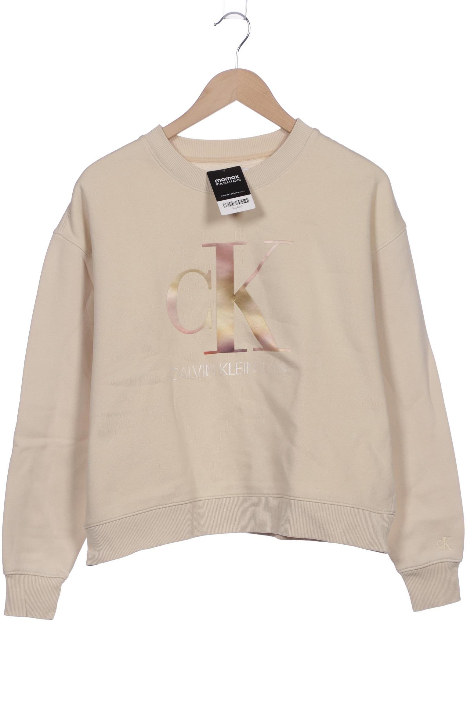 

Calvin Klein Jeans Damen Sweatshirt, beige, Gr. 44
