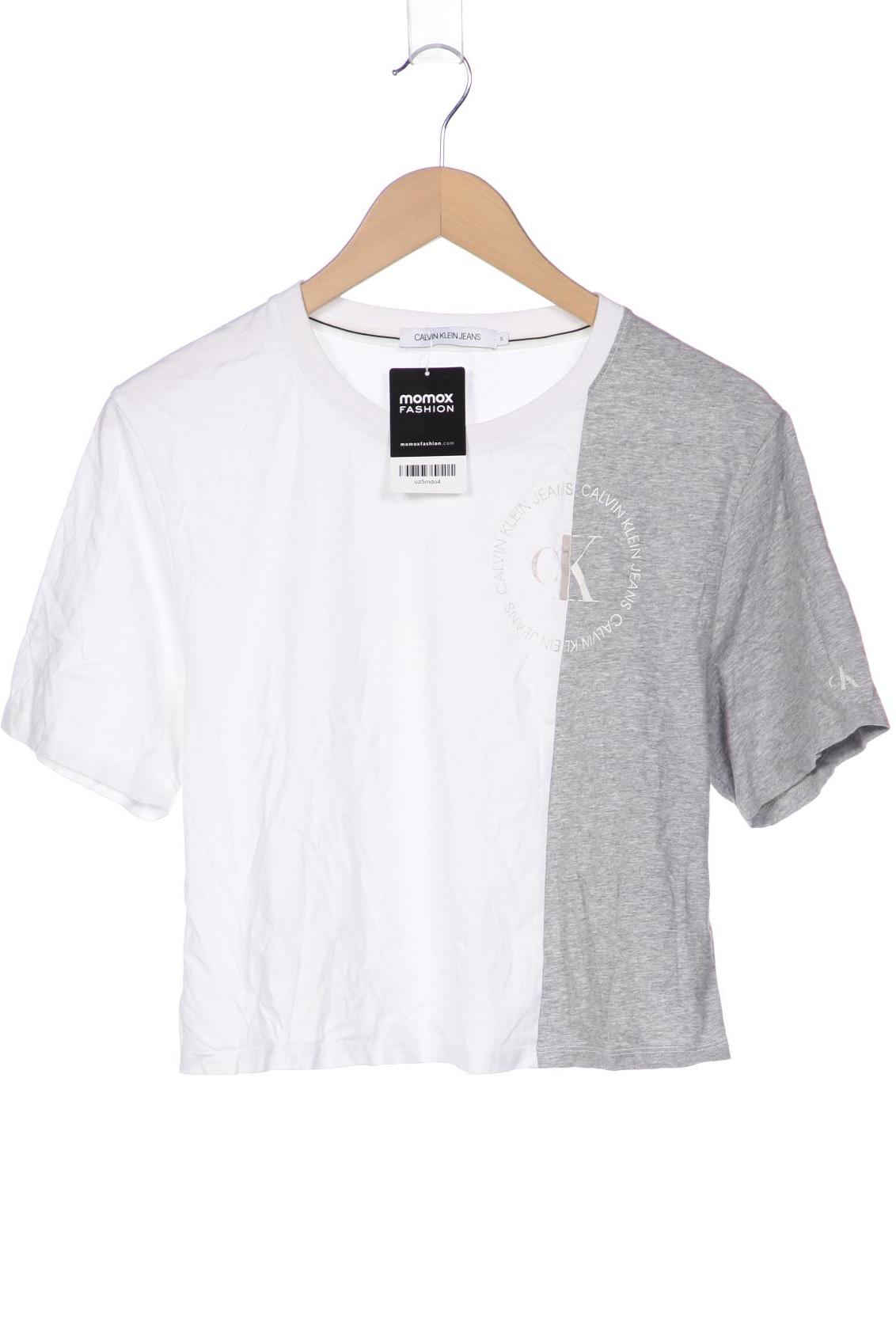 

Calvin Klein Jeans Damen T-Shirt, weiß, Gr. 36