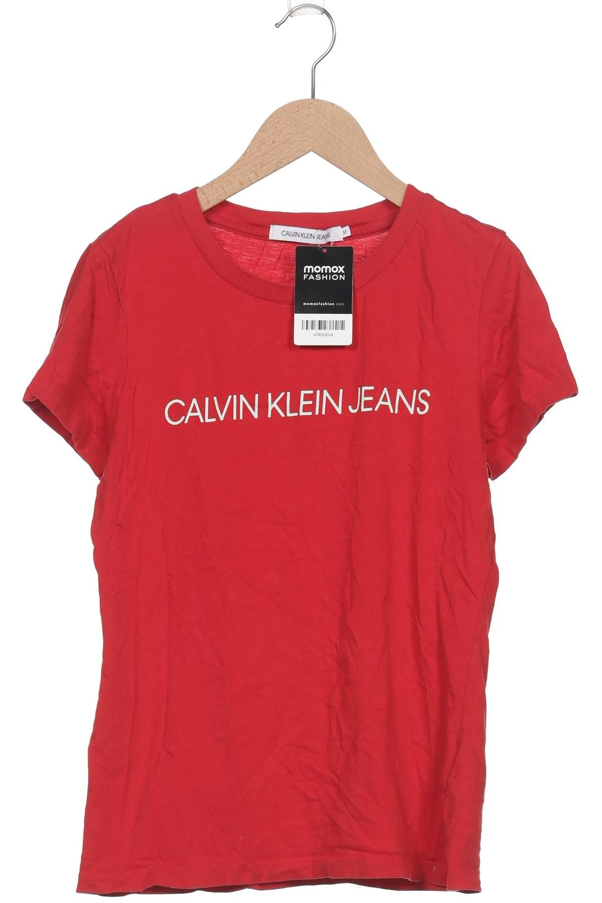 

Calvin Klein Jeans Damen T-Shirt, rot, Gr. 38