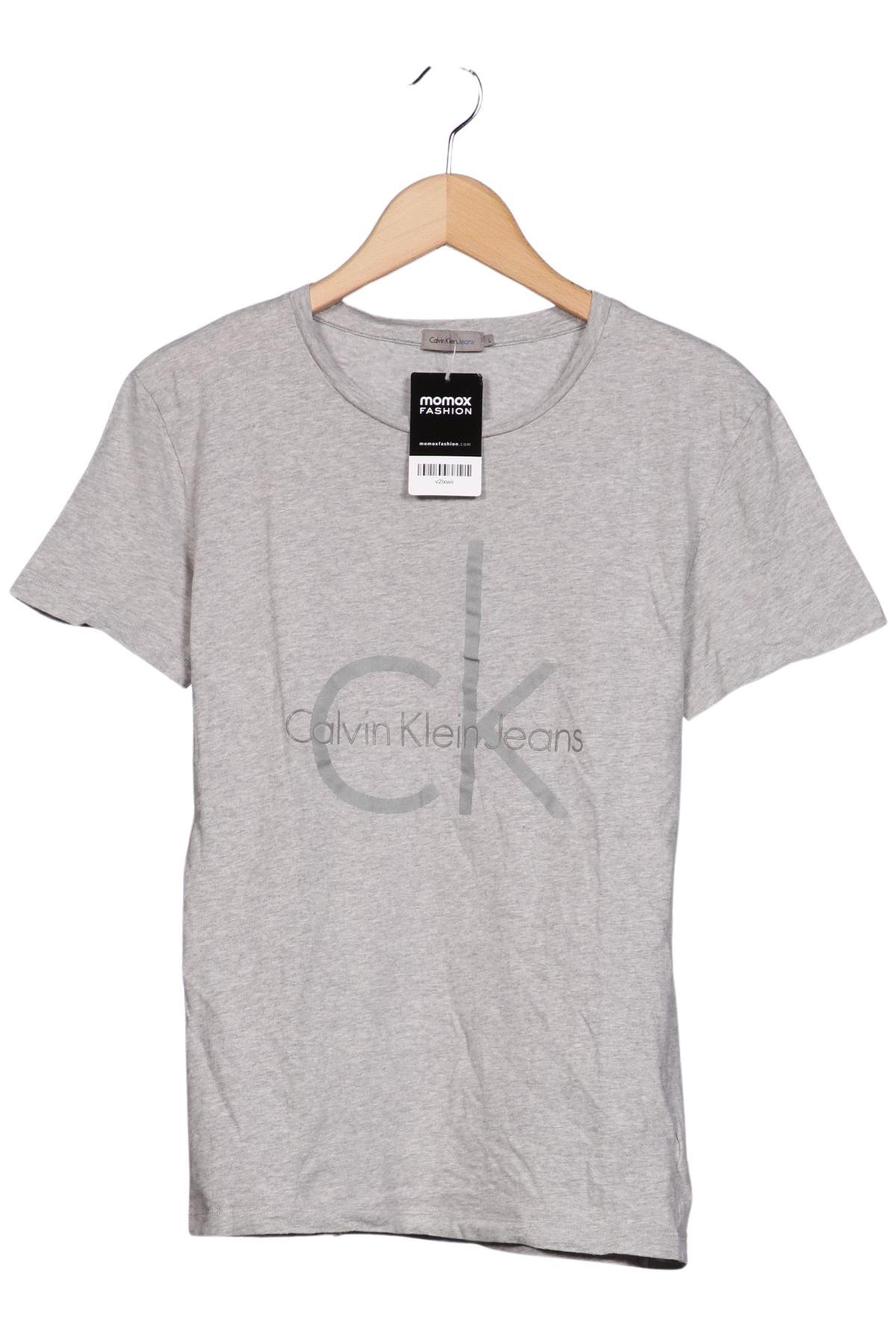 

Calvin Klein Jeans Damen T-Shirt, grau, Gr. 42