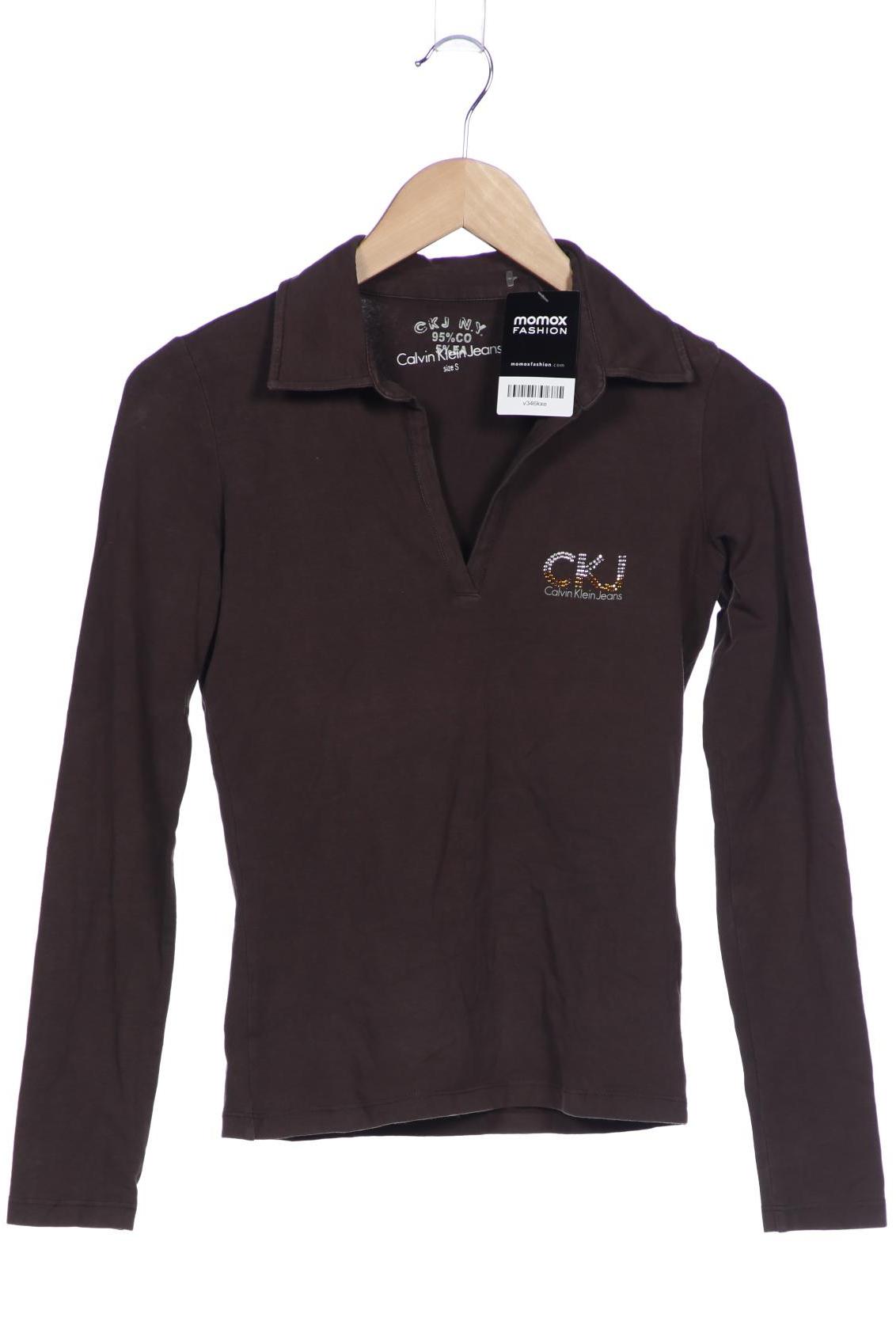 

Calvin Klein Jeans Damen Poloshirt, braun, Gr. 36