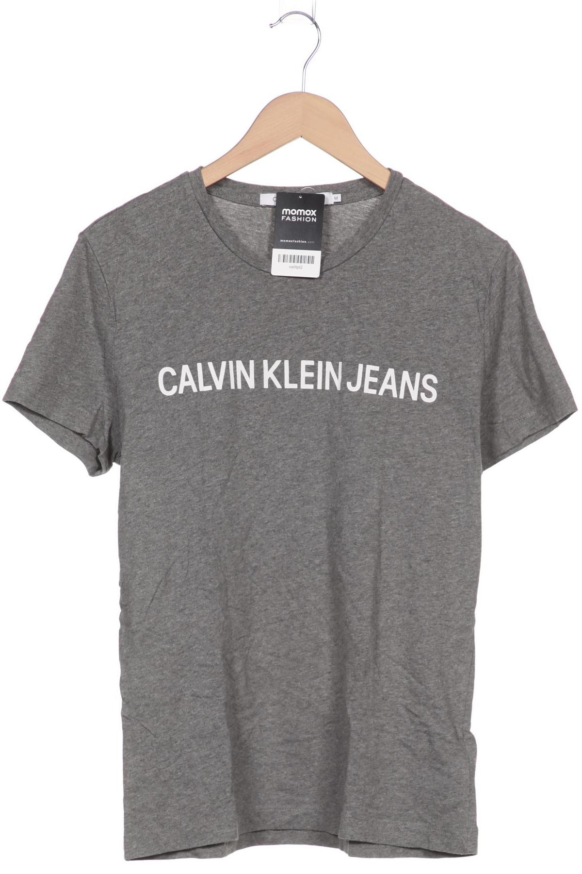

Calvin Klein Jeans Damen T-Shirt, grau, Gr. 38