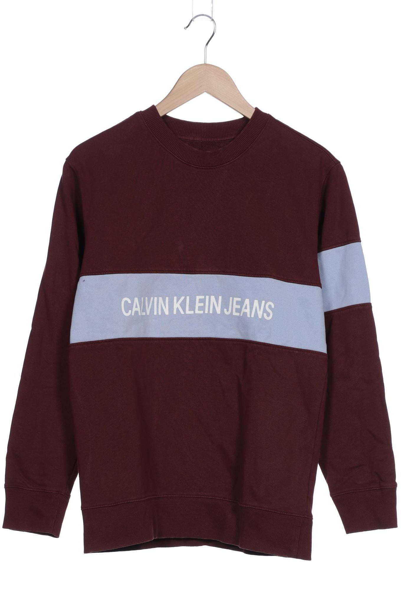 

Calvin Klein Jeans Herren Sweatshirt, bordeaux, Gr. 48