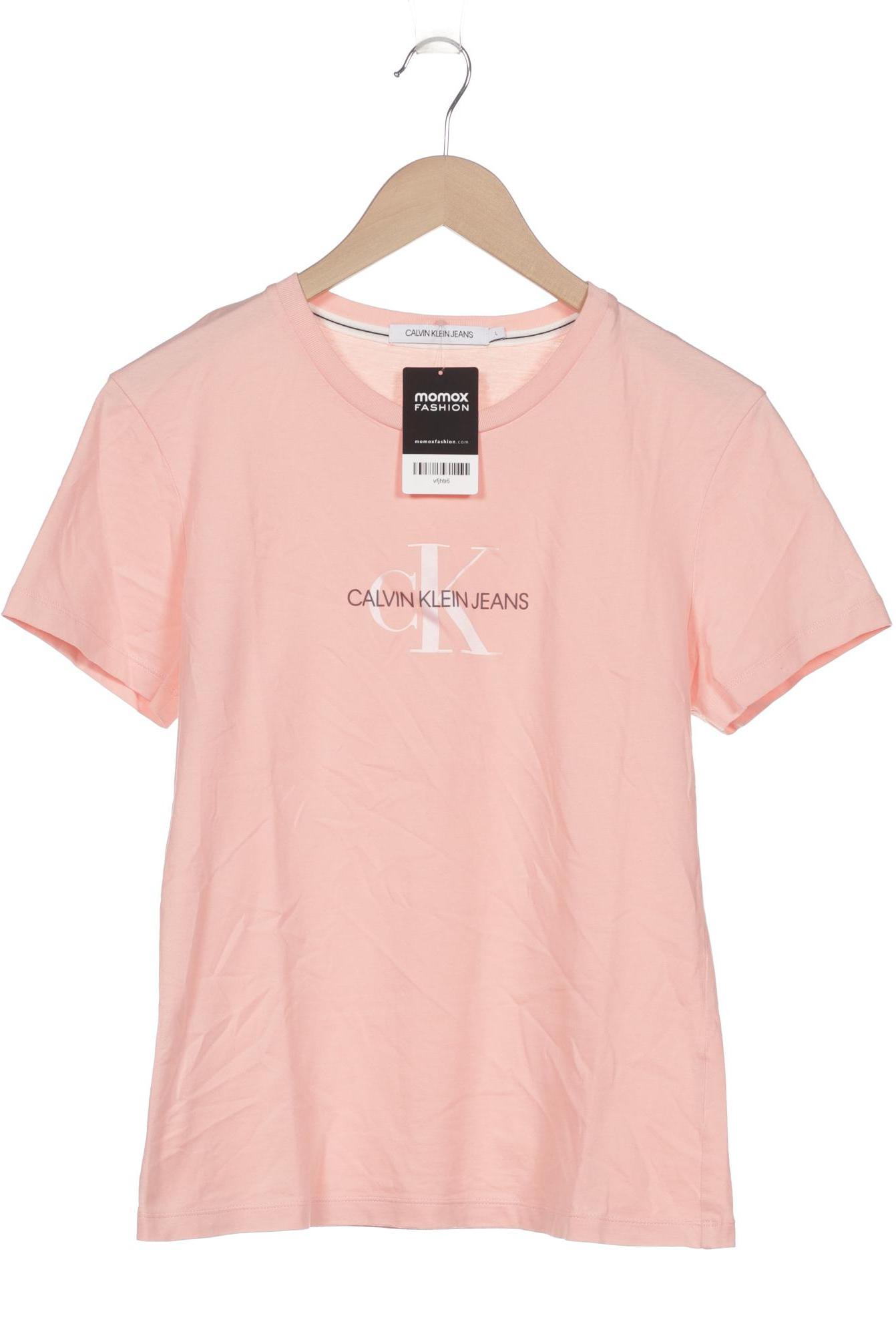 

Calvin Klein Jeans Damen T-Shirt, pink, Gr. 42