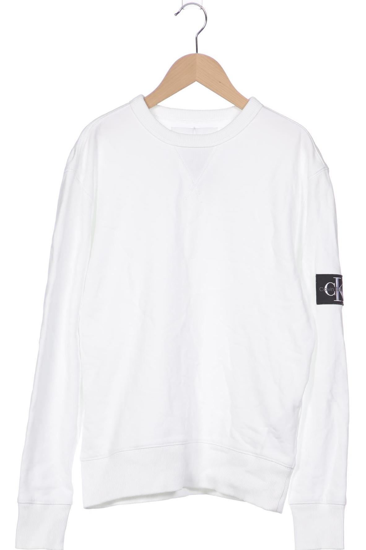 

Calvin Klein Jeans Herren Sweatshirt, weiß, Gr. 46