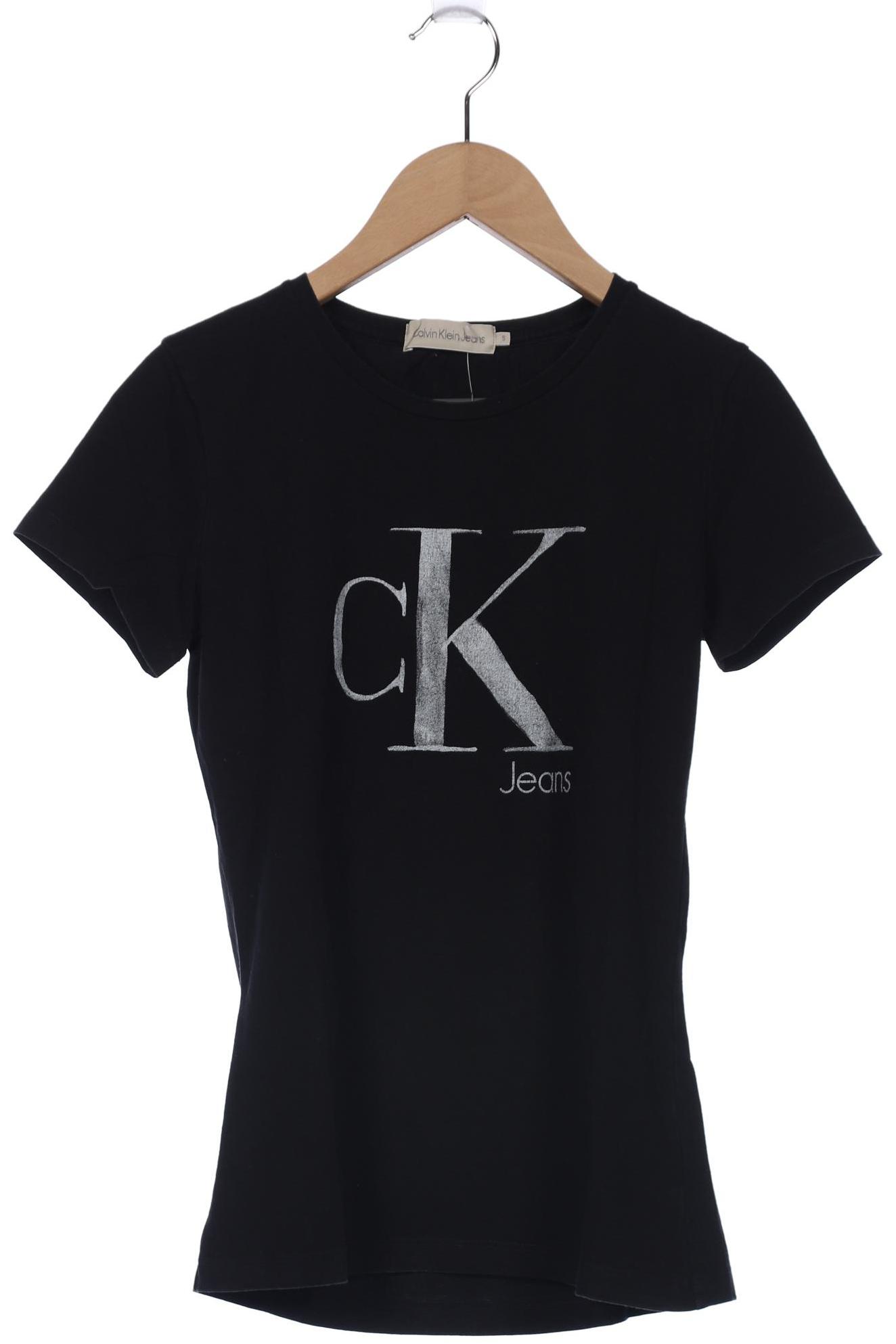 

Calvin Klein Jeans Damen T-Shirt, schwarz, Gr. 36