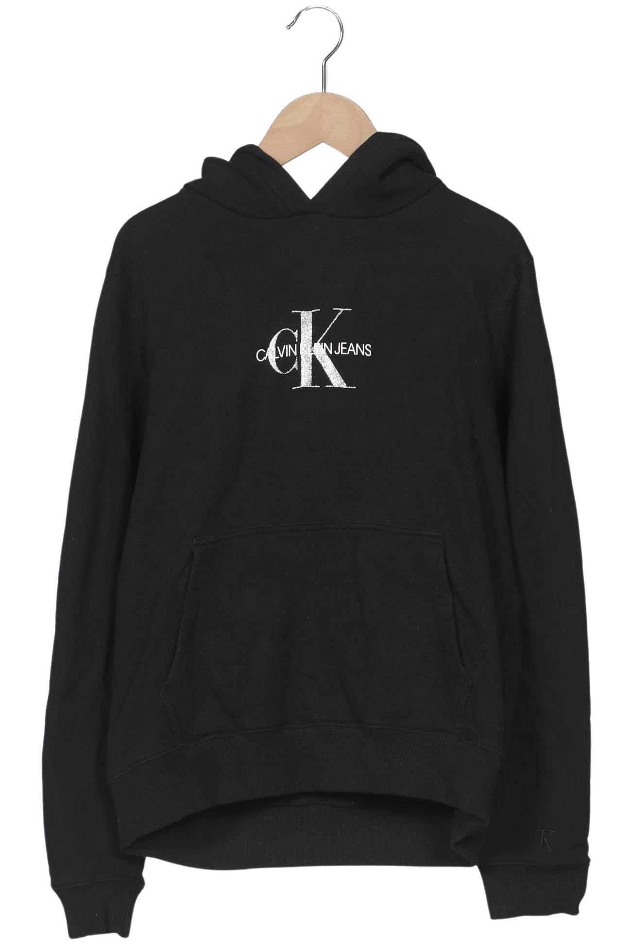 

Calvin Klein Jeans Damen Kapuzenpullover, schwarz, Gr. 38