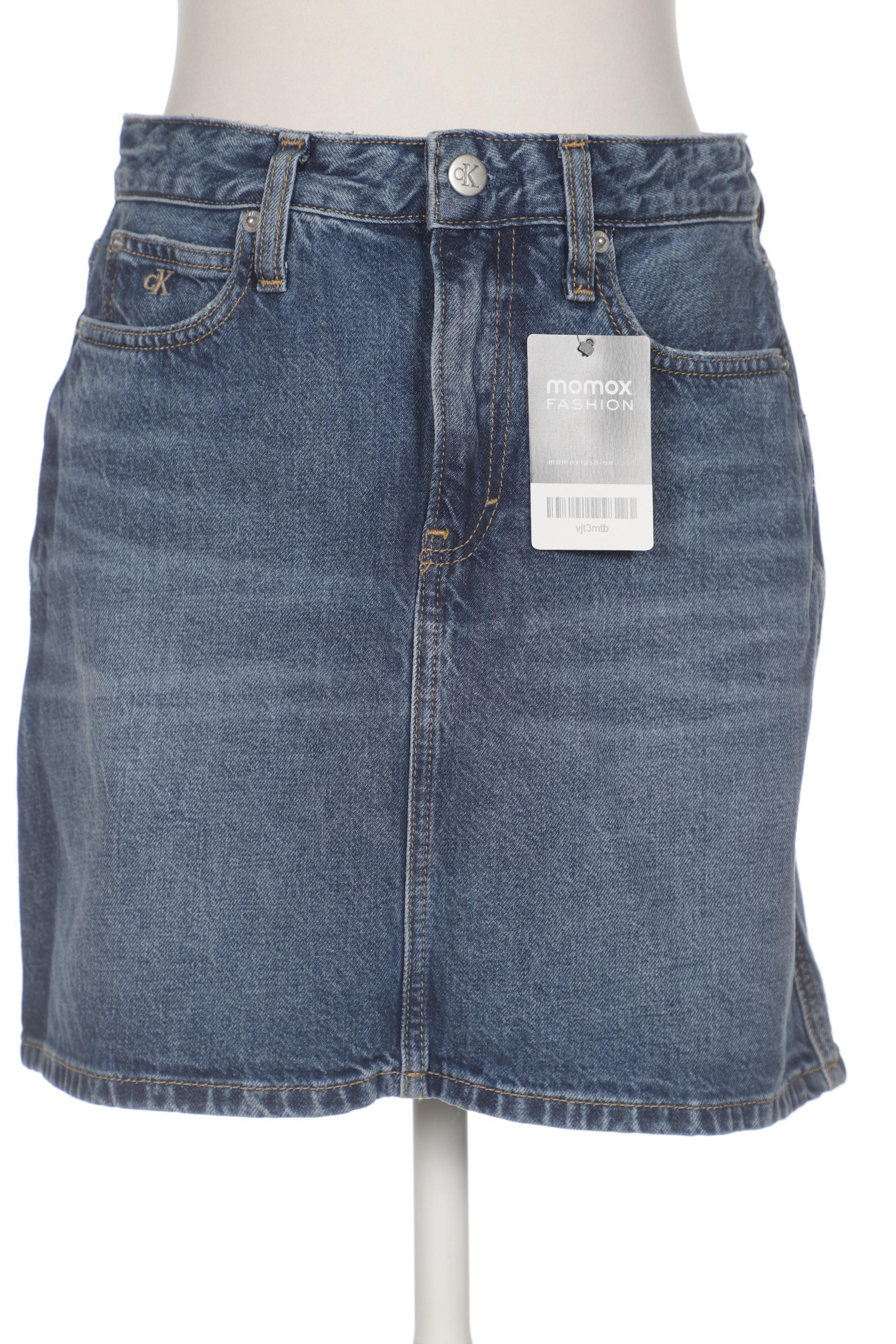 

Calvin Klein Jeans Damen Rock, blau, Gr. 26