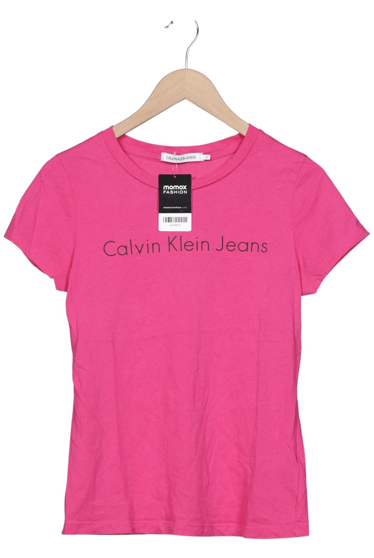 

Calvin Klein Jeans Damen T-Shirt, pink, Gr. 38