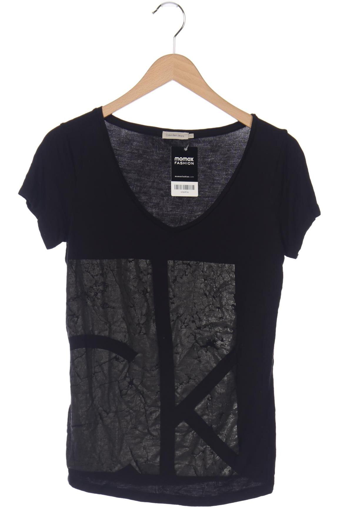 

Calvin Klein Jeans Damen T-Shirt, schwarz