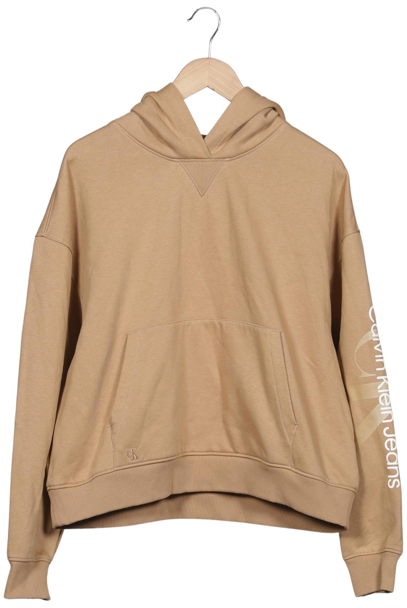 

Calvin Klein Jeans Damen Kapuzenpullover, beige, Gr. 46