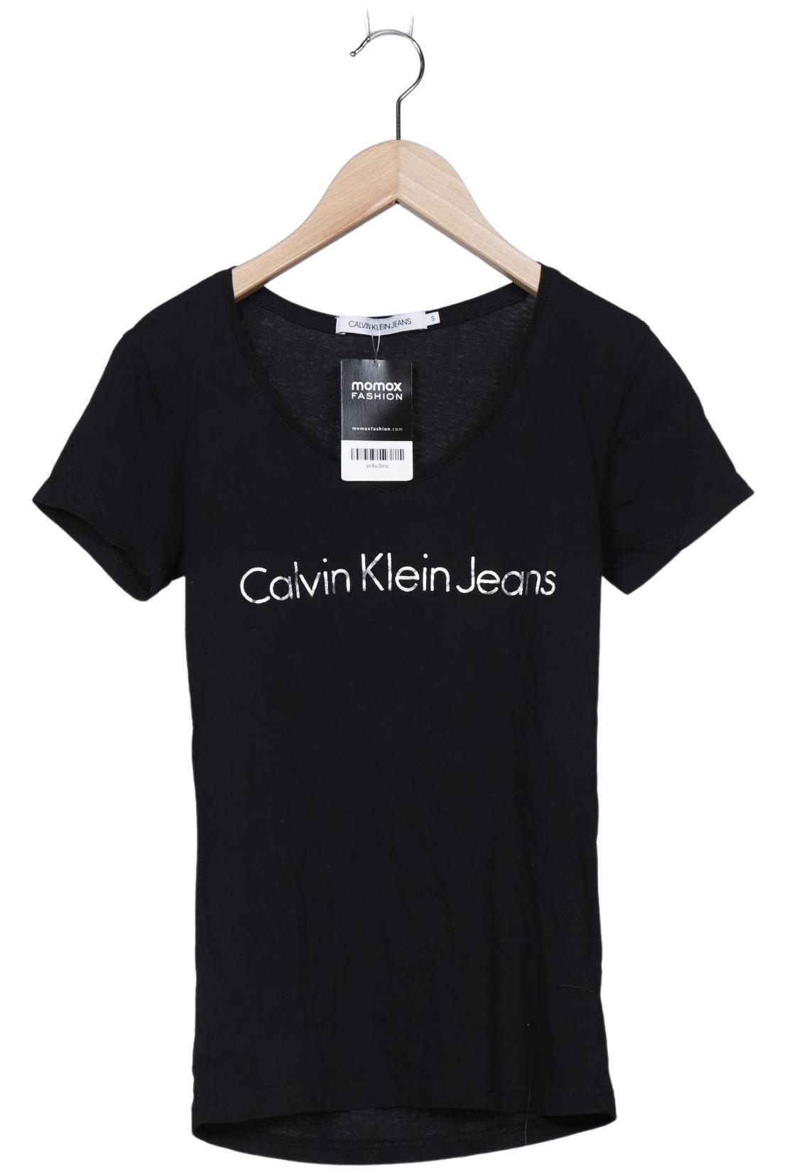 

Calvin Klein Jeans Damen T-Shirt, schwarz, Gr. 36