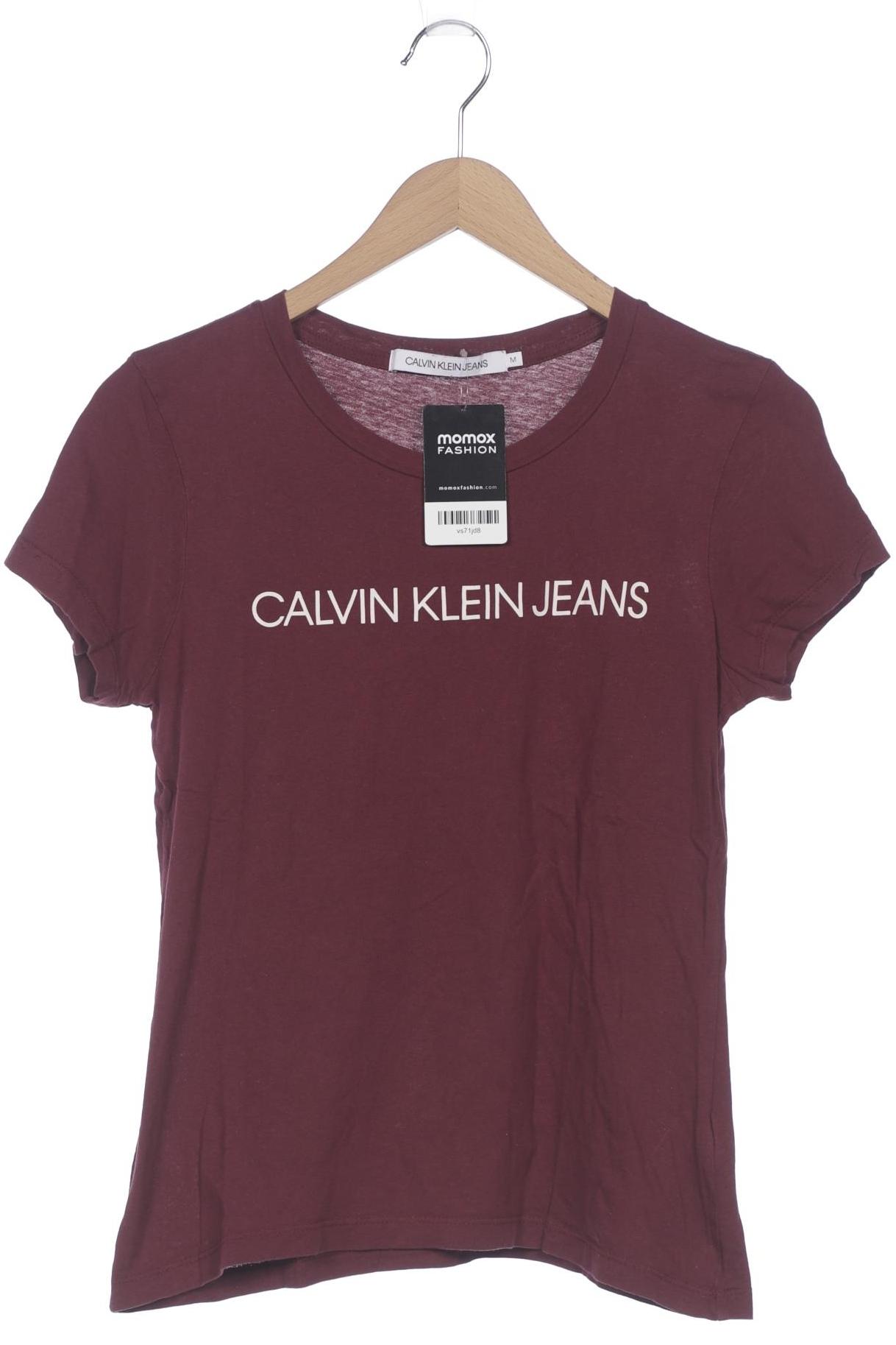 

Calvin Klein Jeans Damen T-Shirt, bordeaux, Gr. 38