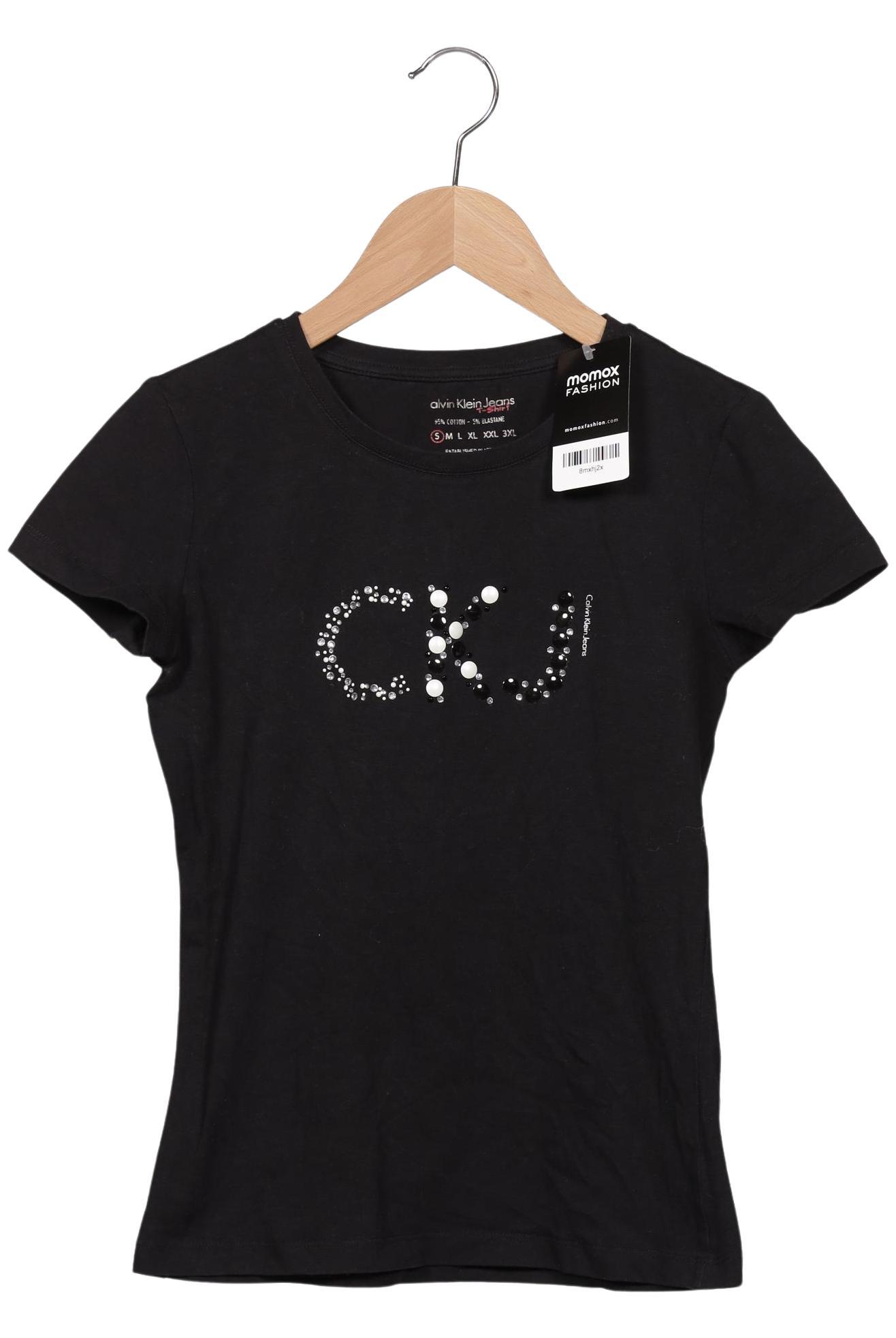 

Calvin Klein Jeans Damen T-Shirt, schwarz, Gr. 36