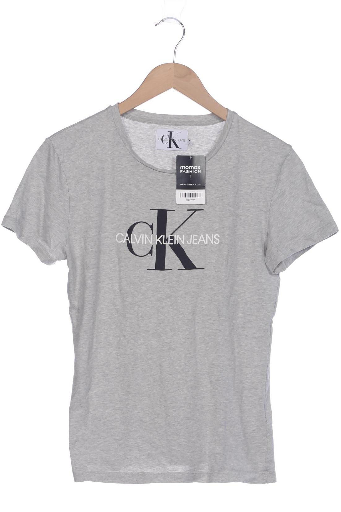 

Calvin Klein Jeans Damen T-Shirt, grau, Gr. 38
