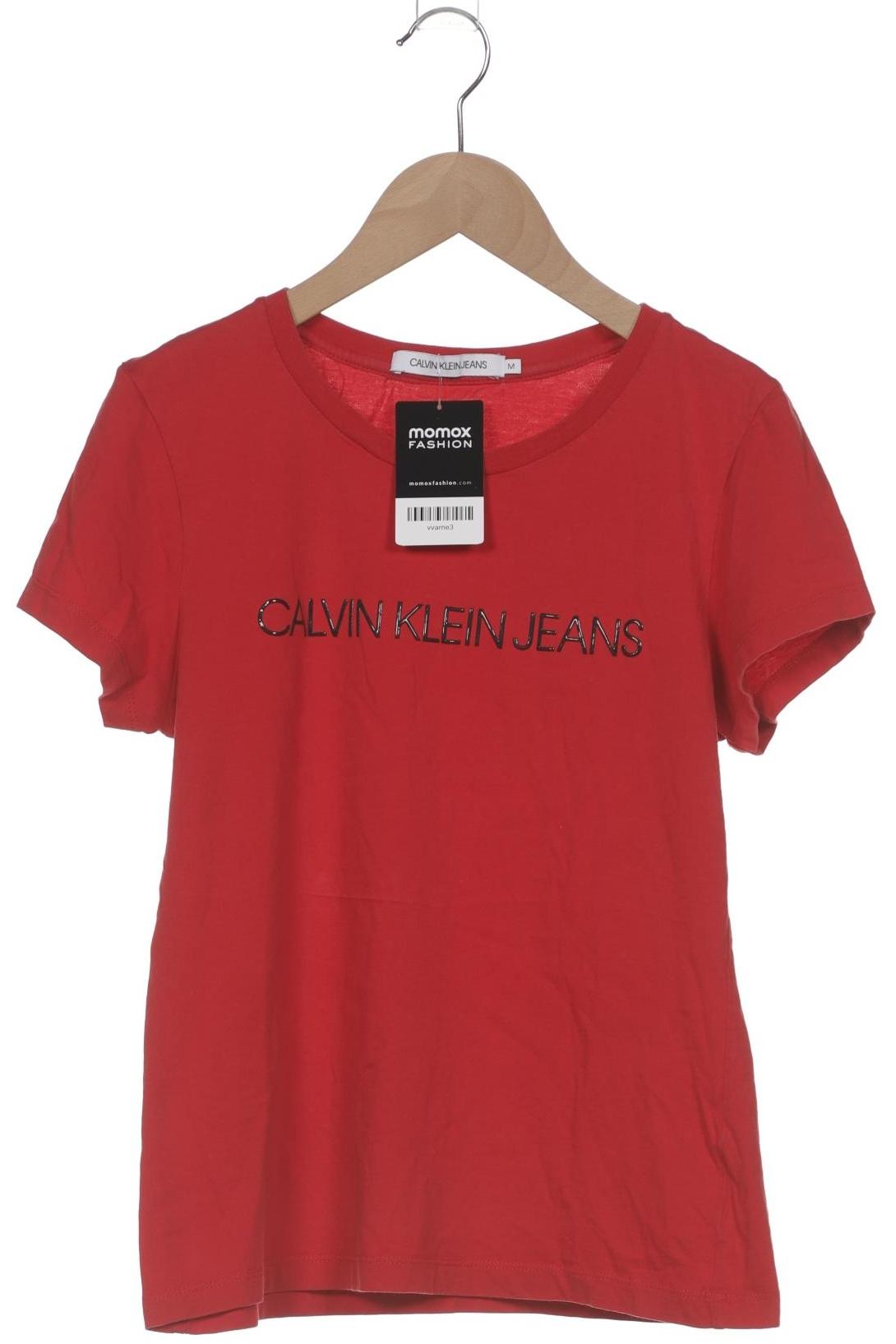 

Calvin Klein Jeans Damen T-Shirt, rot, Gr. 38