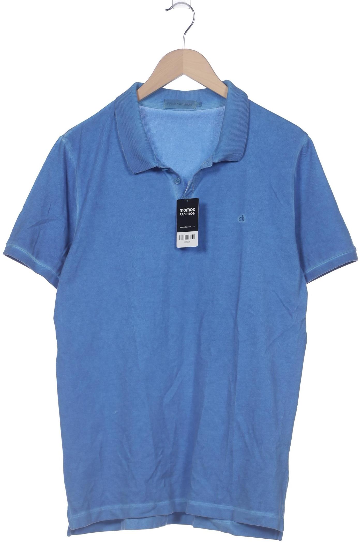 

Calvin Klein Jeans Herren Poloshirt, blau, Gr. 54