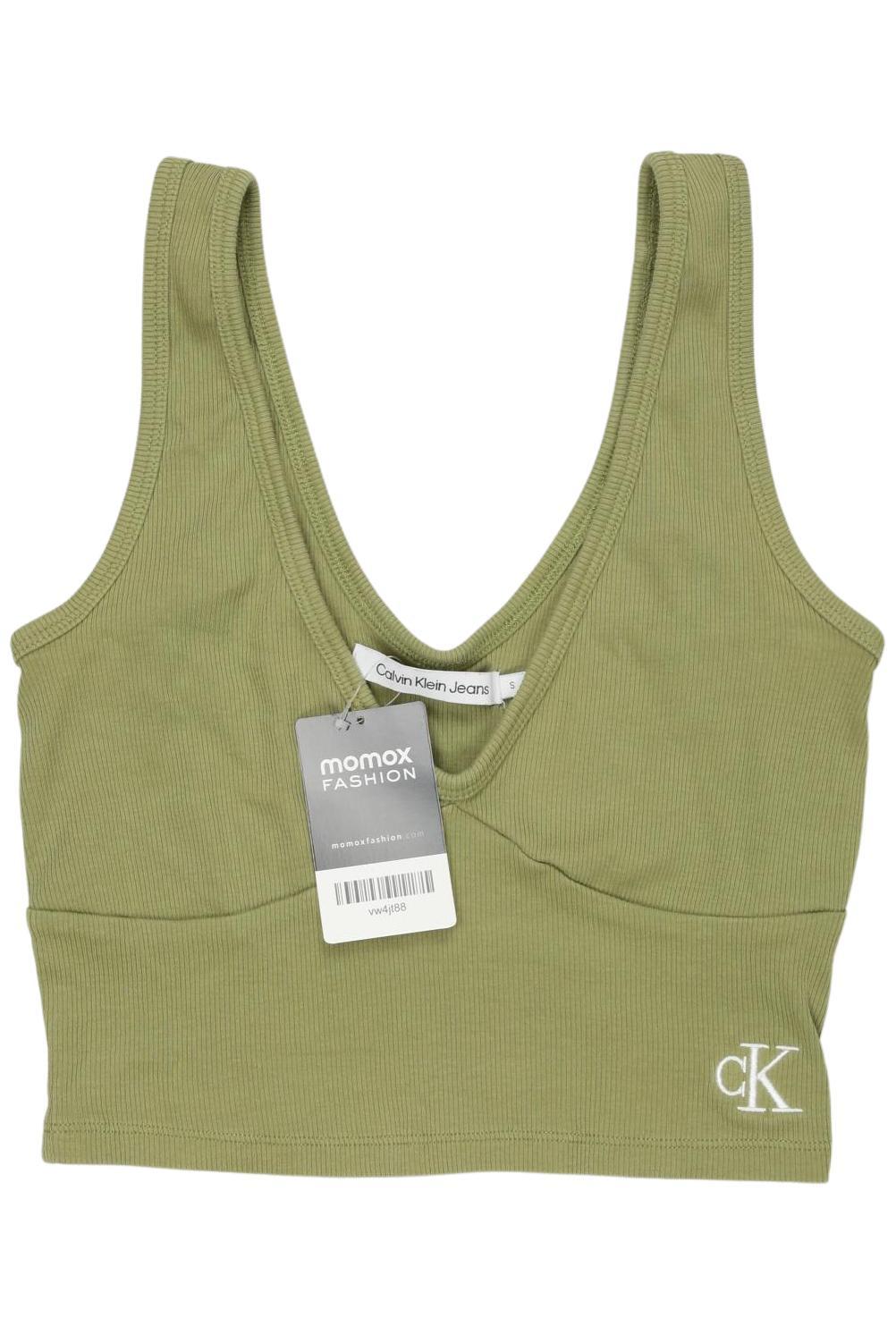 

Calvin Klein Jeans Damen Top, grün, Gr. 36