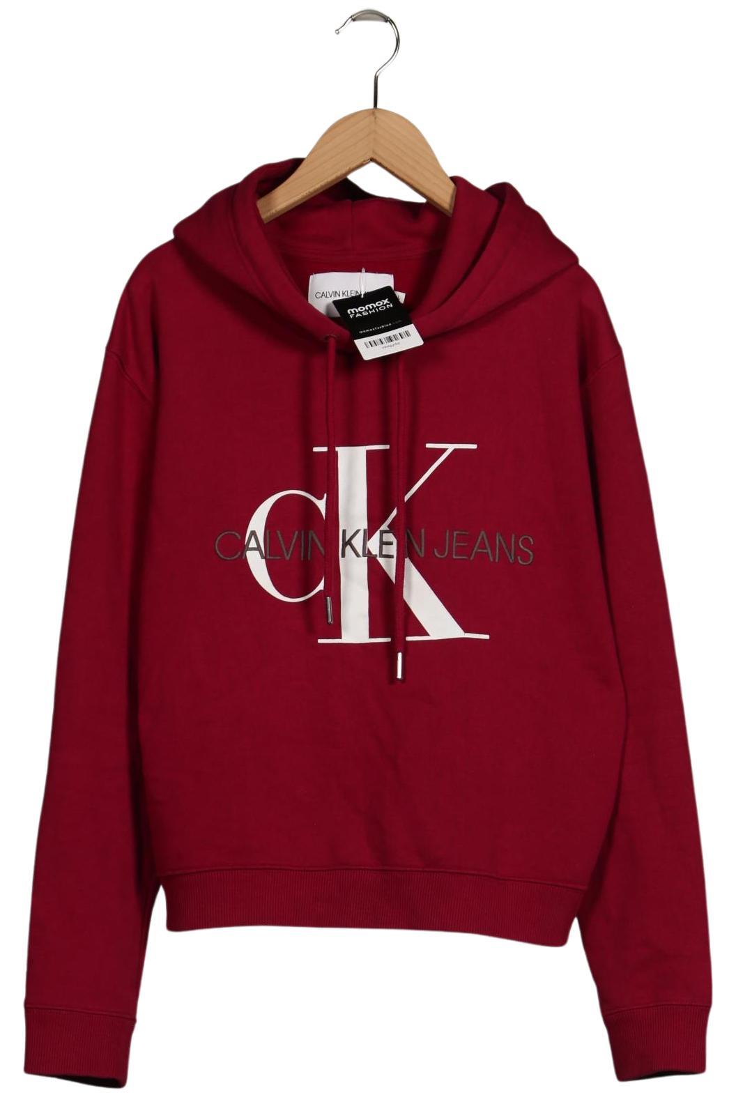 

Calvin Klein Jeans Damen Kapuzenpullover, bordeaux, Gr. 42