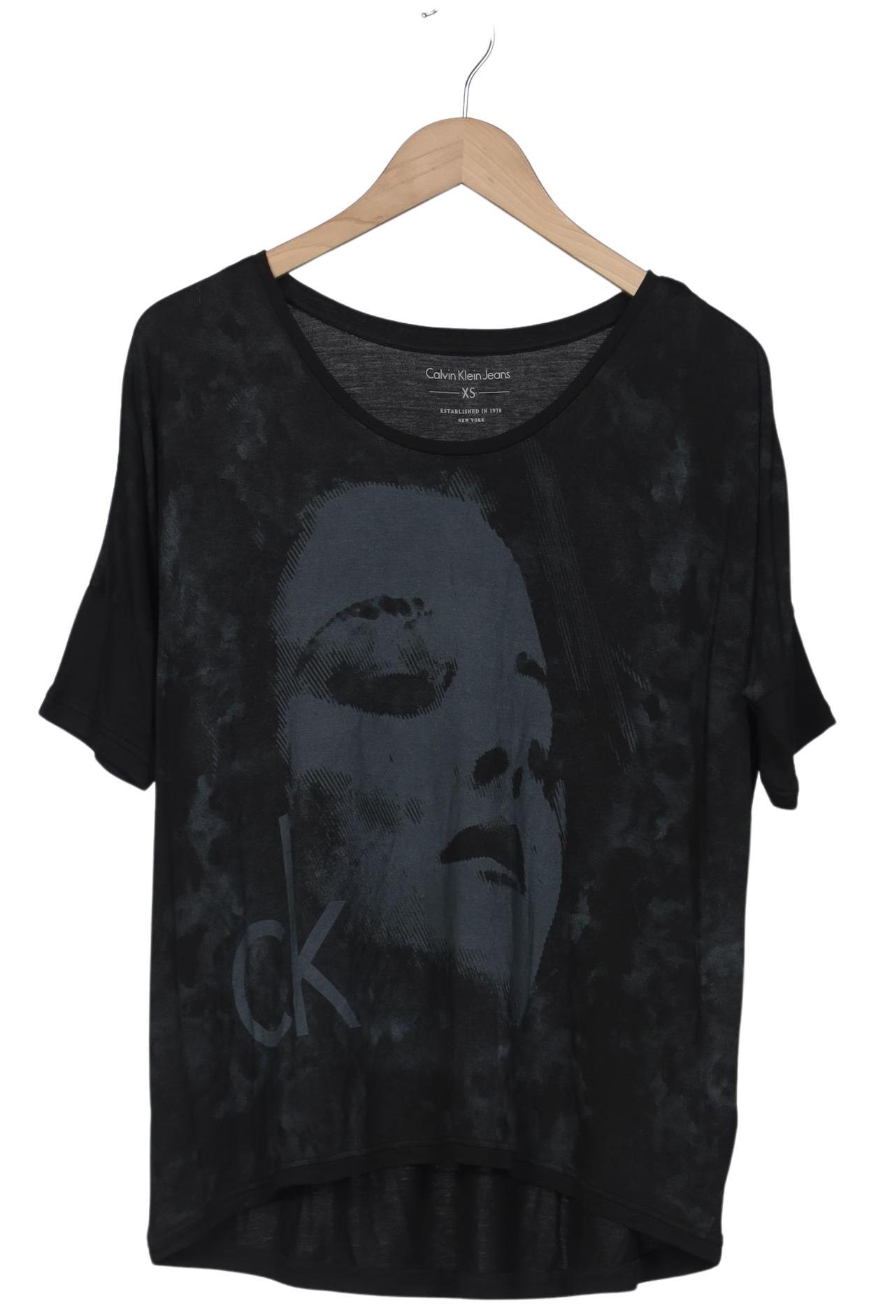 

Calvin Klein Jeans Damen T-Shirt, schwarz, Gr. 34