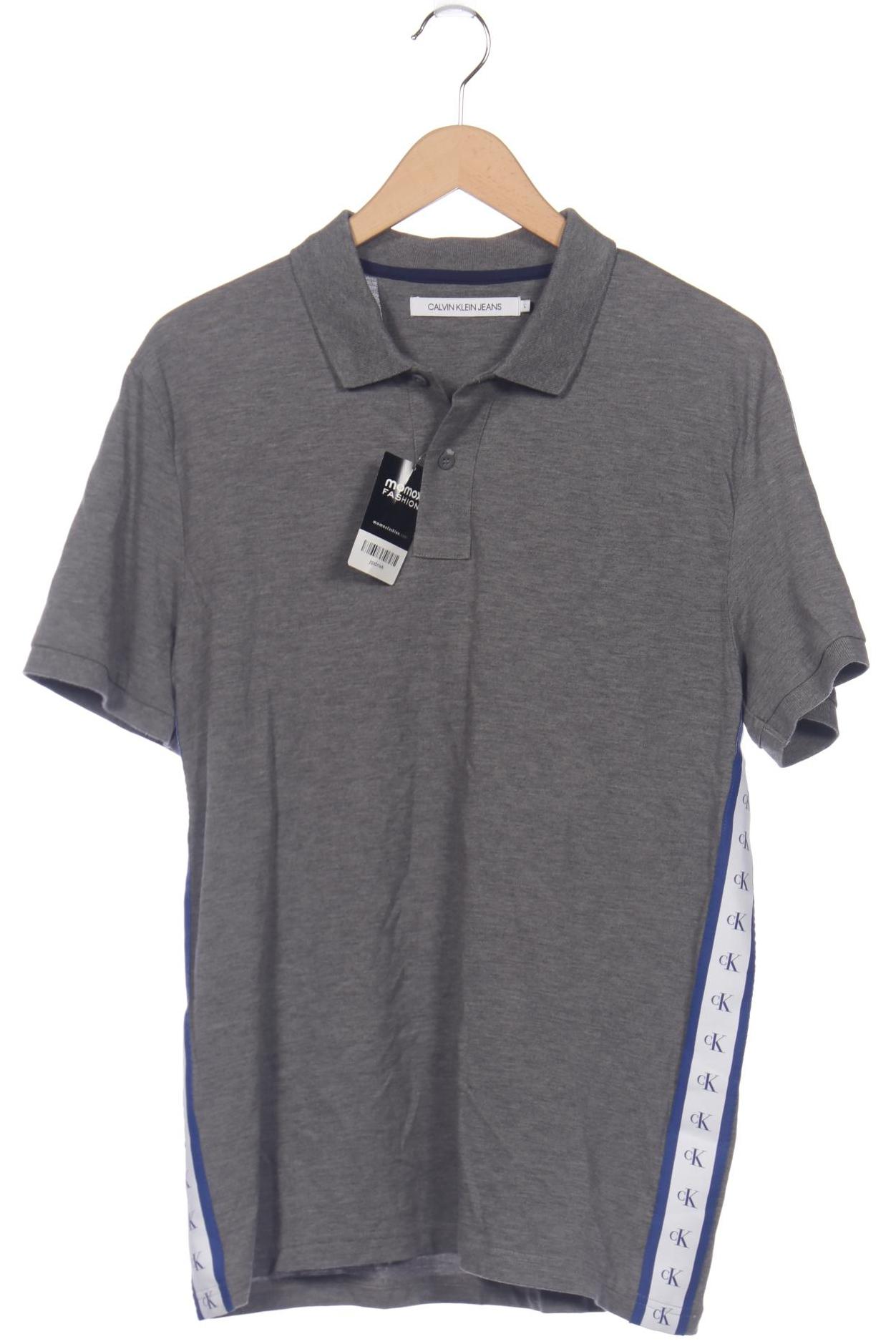 

Calvin Klein Jeans Herren Poloshirt, grau, Gr. 52
