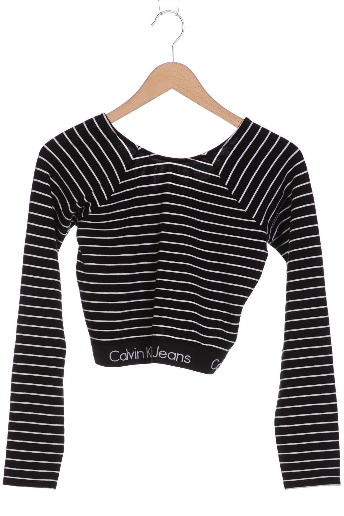 

Calvin Klein Jeans Damen Langarmshirt, schwarz