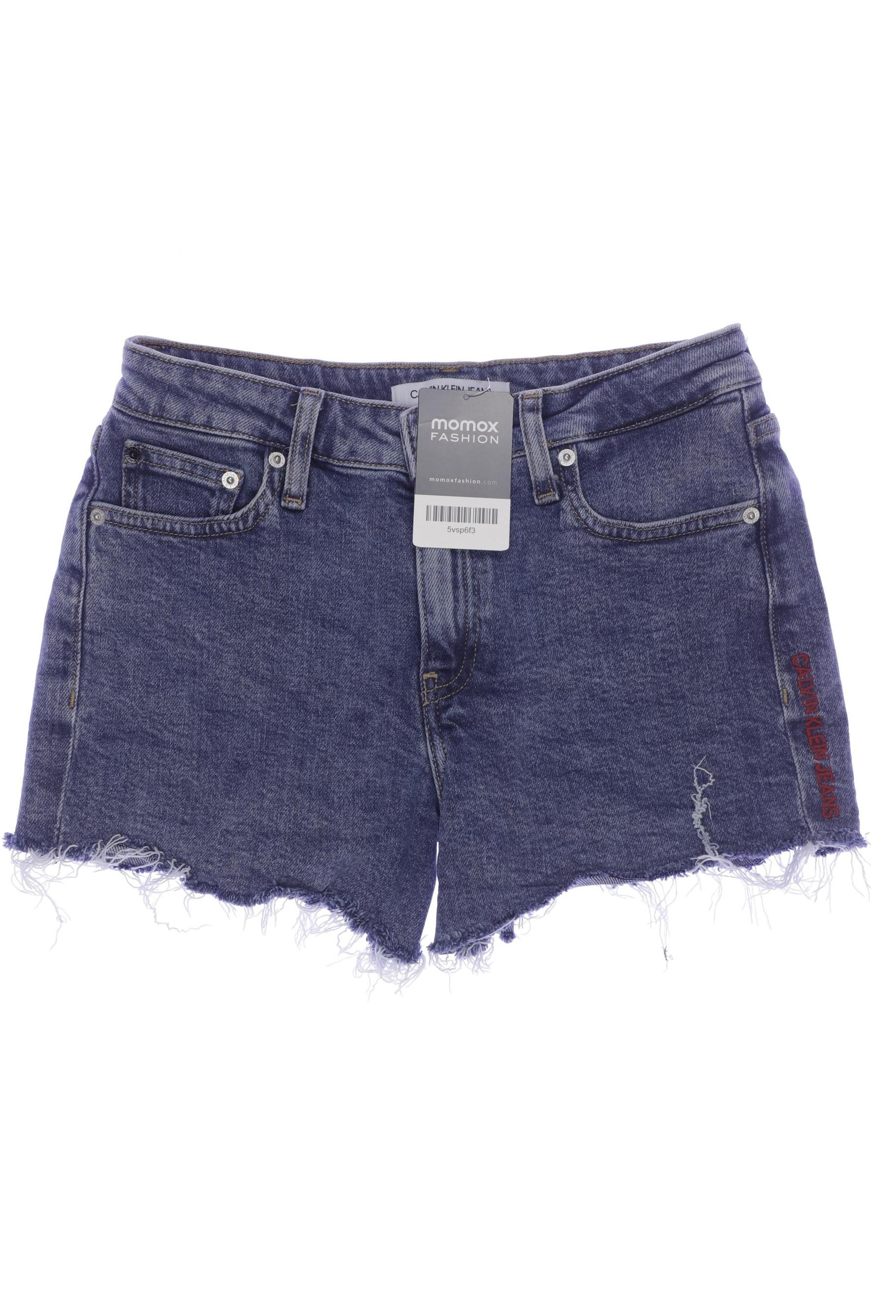 

Calvin Klein Jeans Damen Shorts, blau, Gr. 25