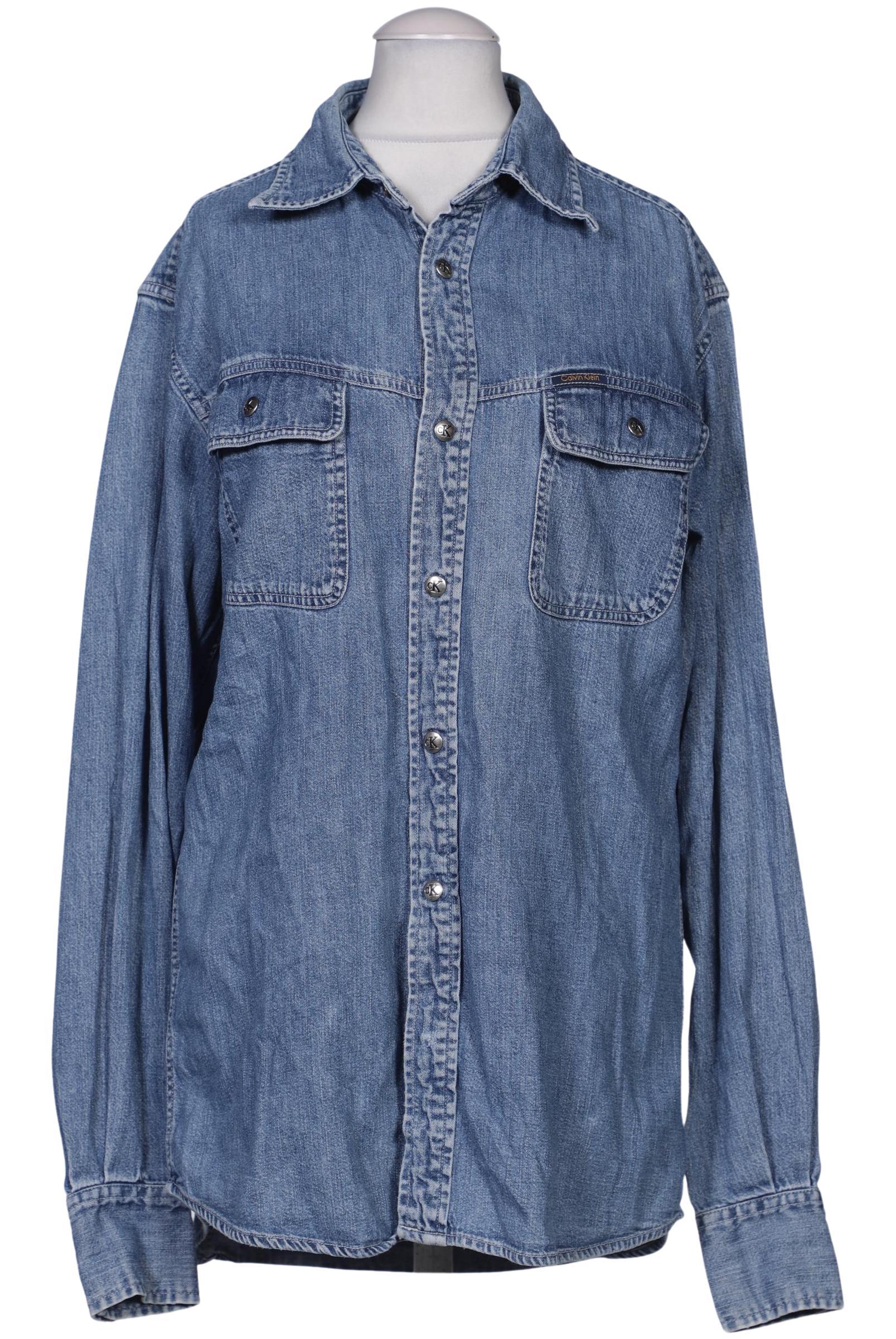 

Calvin Klein Jeans Damen Bluse, blau, Gr. 36